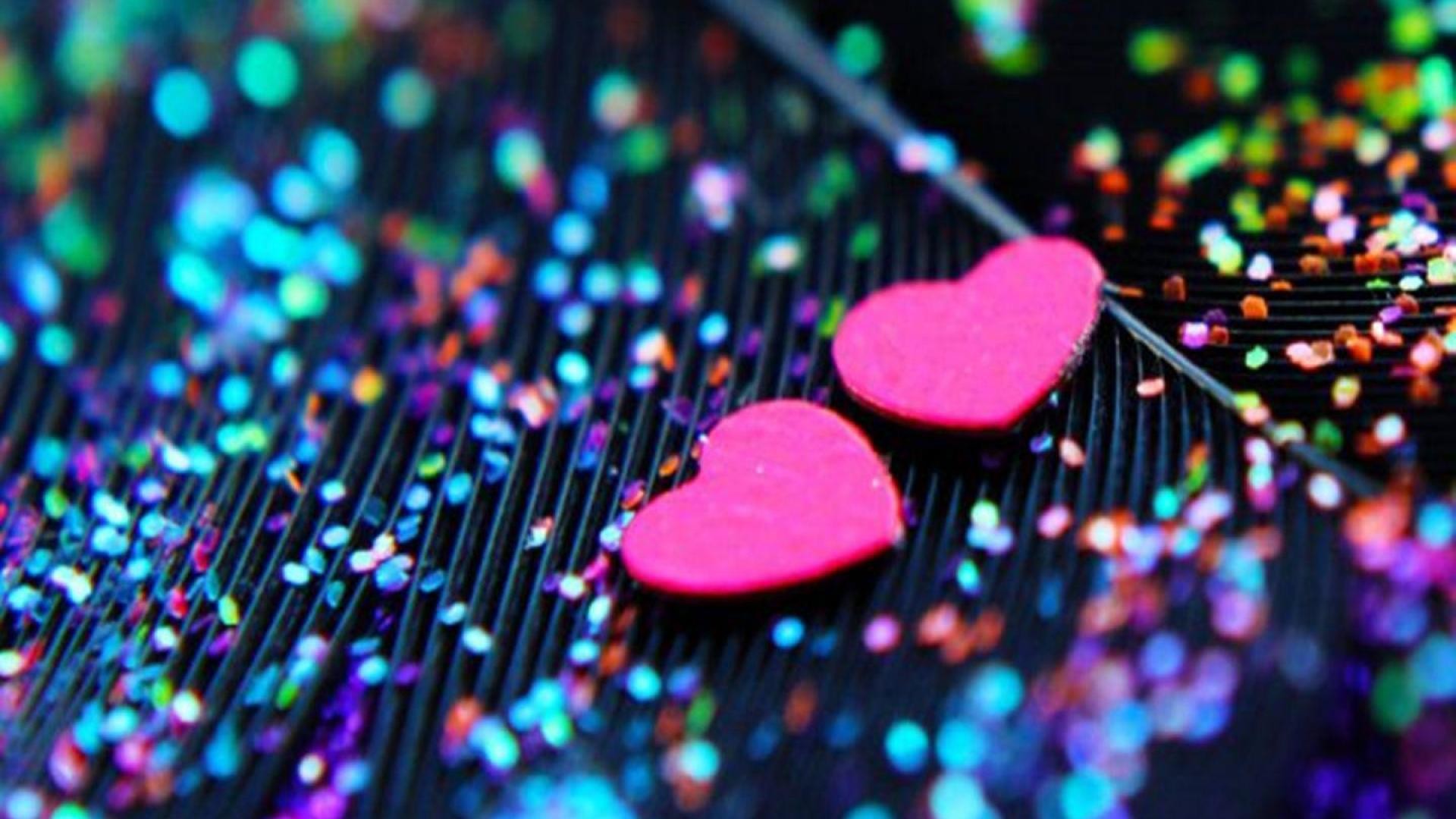 1920x1080 Tags: love, glitter, heart