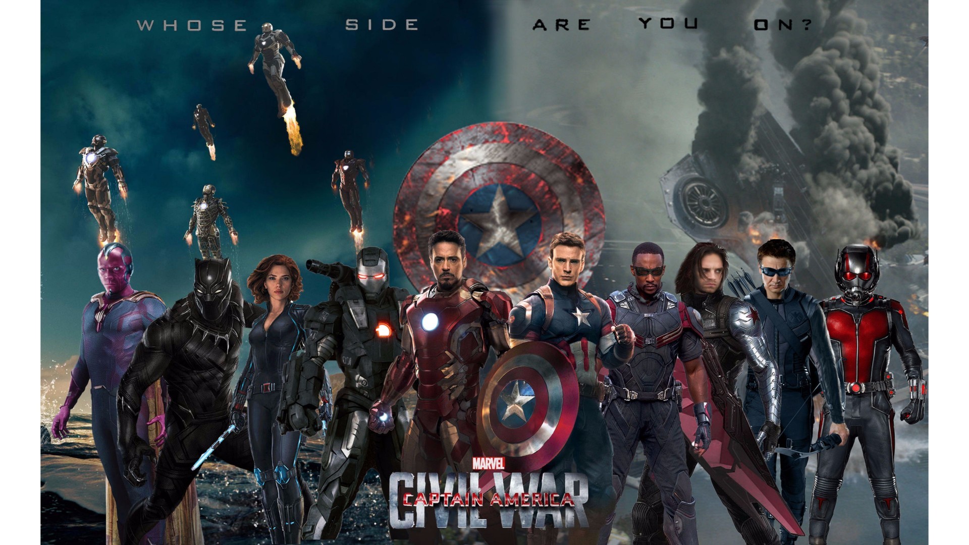 1920x1080 2016 Captain America Civil War 4K Wallpaper