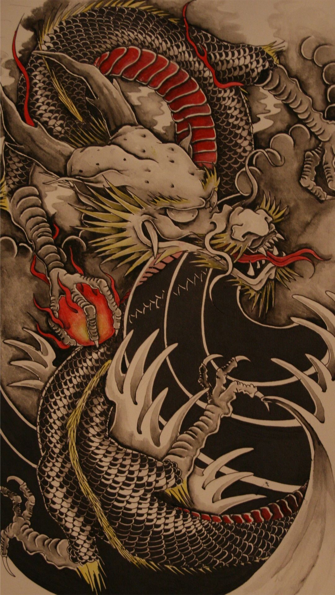 1080x1920 Chinese dragon Wallpaper