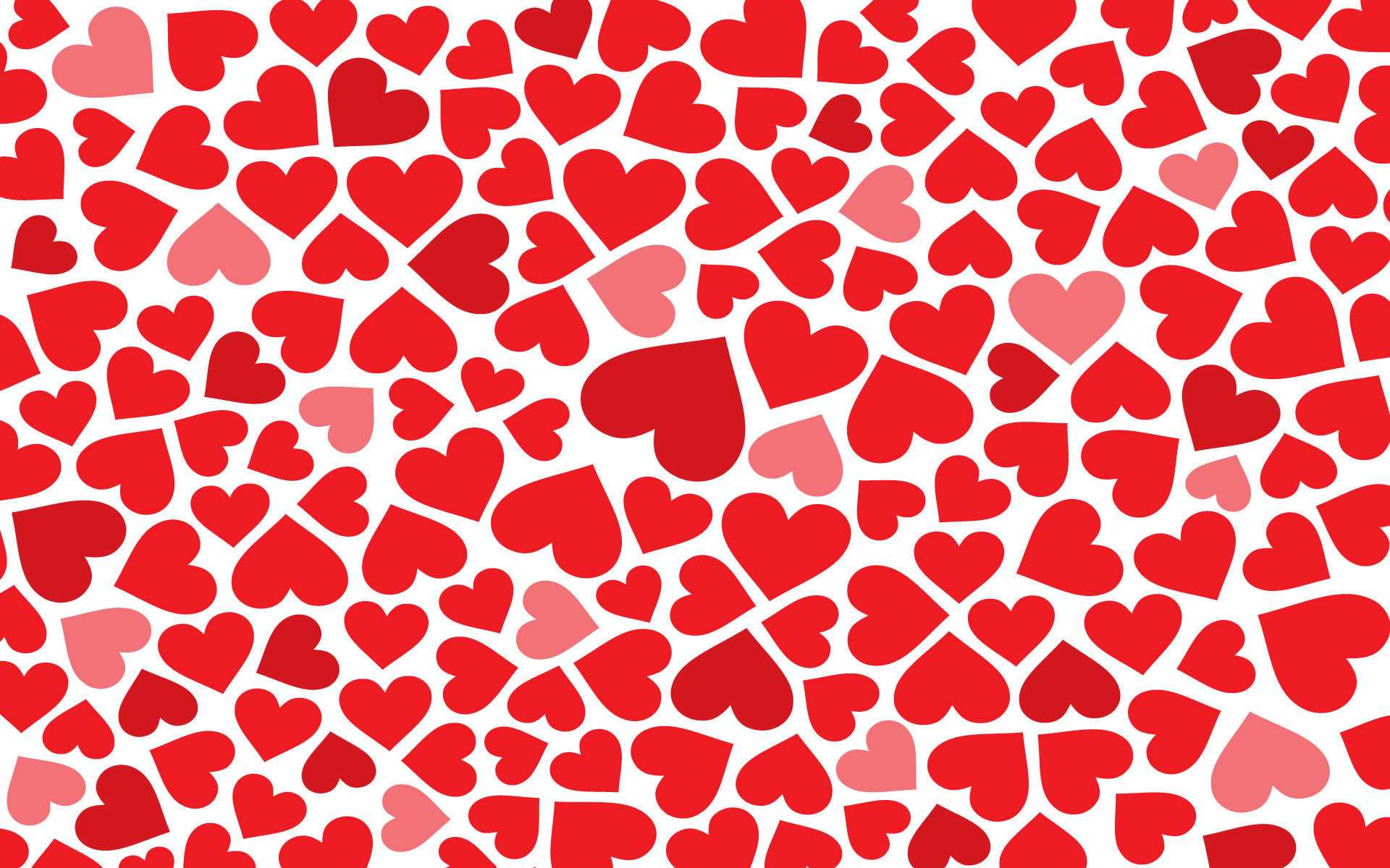 1920x1200 A collection of 30 Valentine hearts