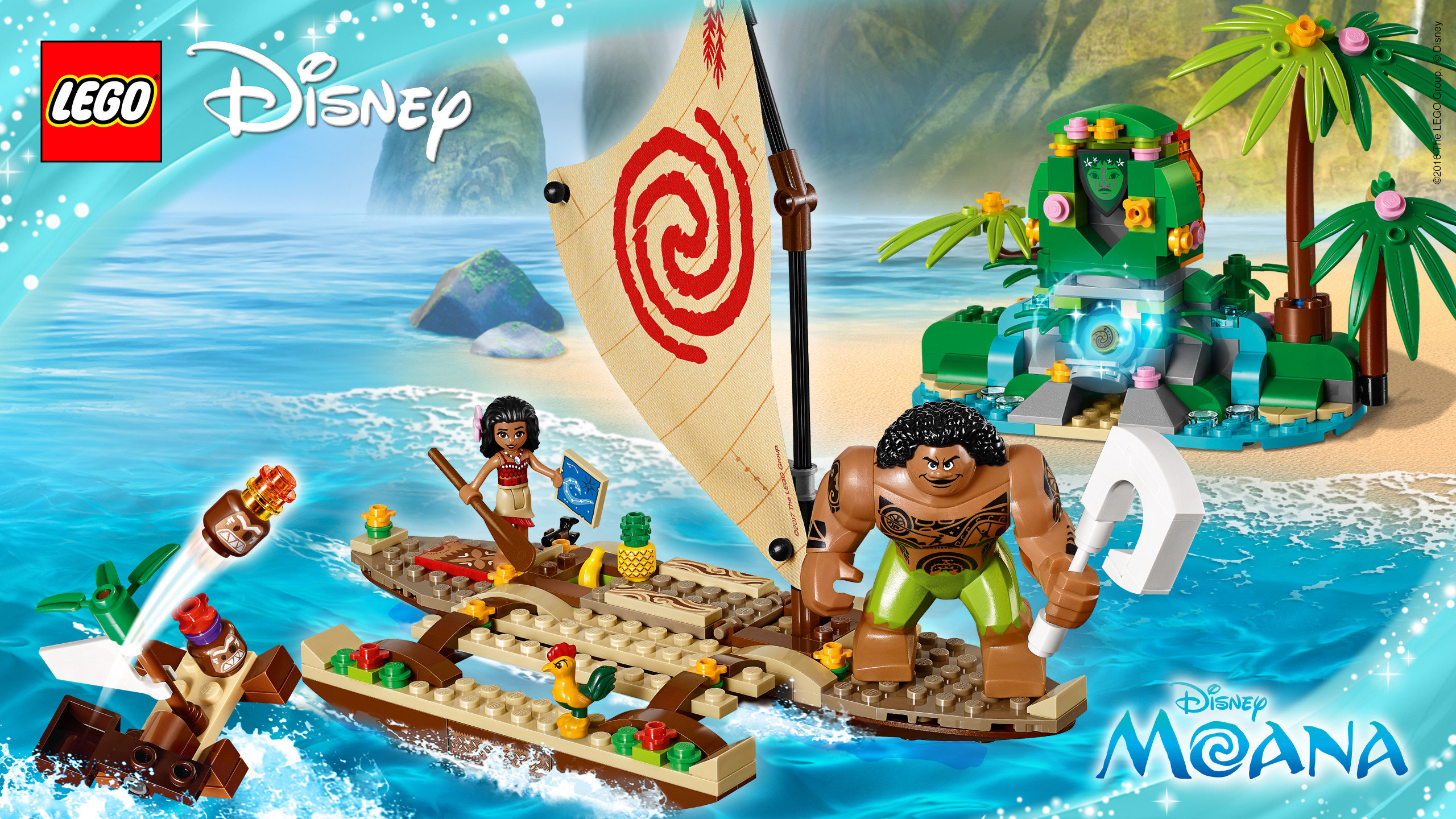 2560x1440 Moana's Ocean Adventure Wallpaper Activities Disney