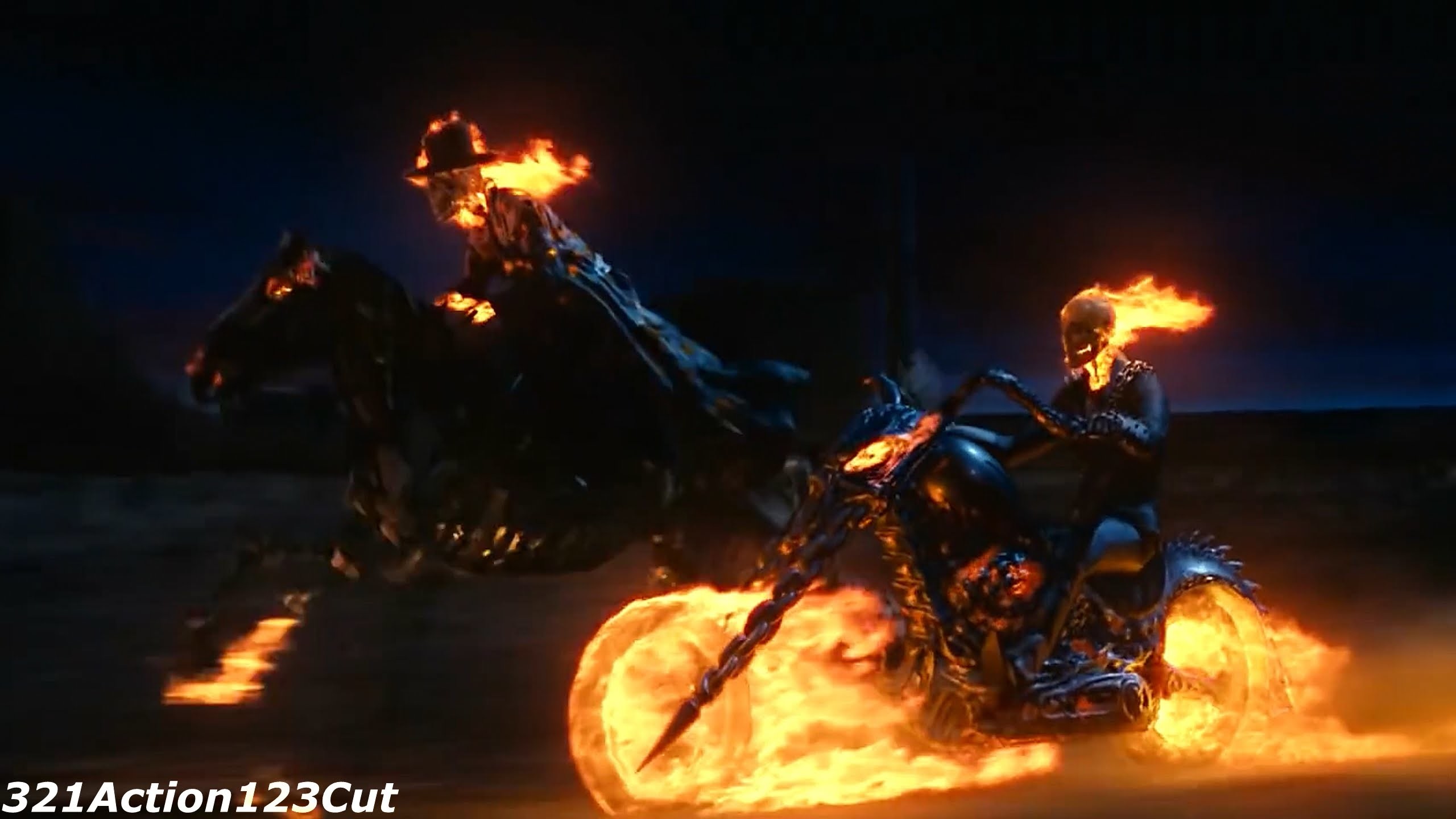 2560x1440 Johnny Blaze & Carter Slade ''Last Ride'' - Ghost Rider-(