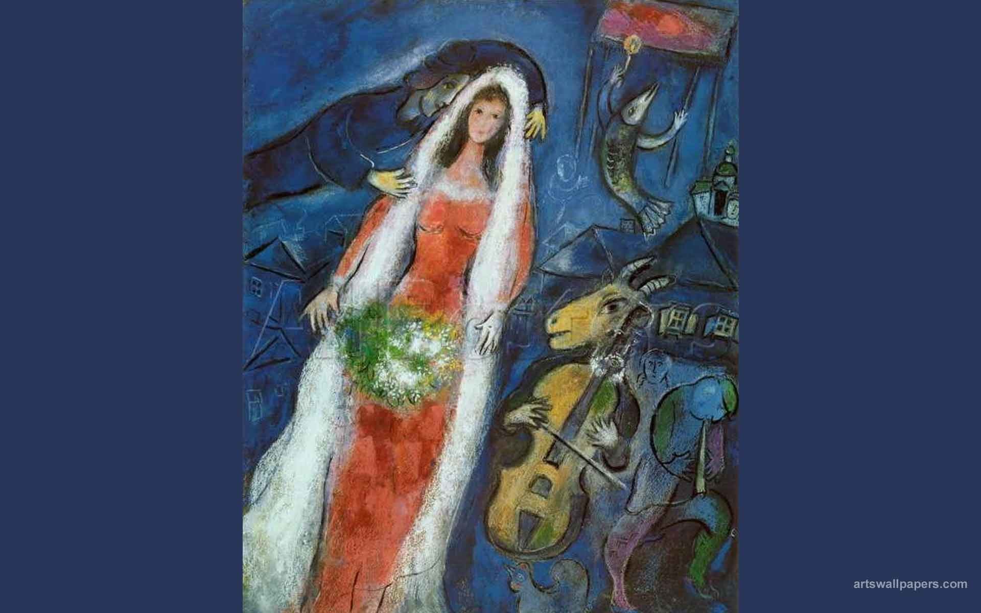 1920x1200 Marc Chagall Paintings Art Wallpaper, 