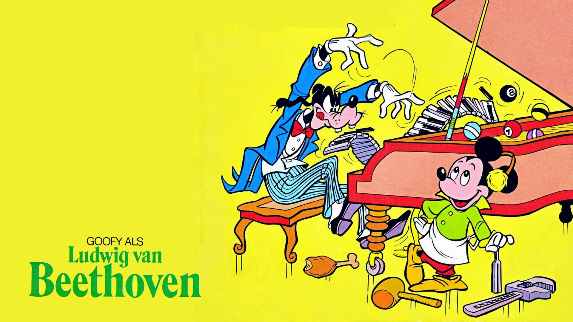 1920x1080 Goofy Like Ludwig Van Beethoven Cartoon Walt Disney Desktop Backgrounds  1920Ã1080