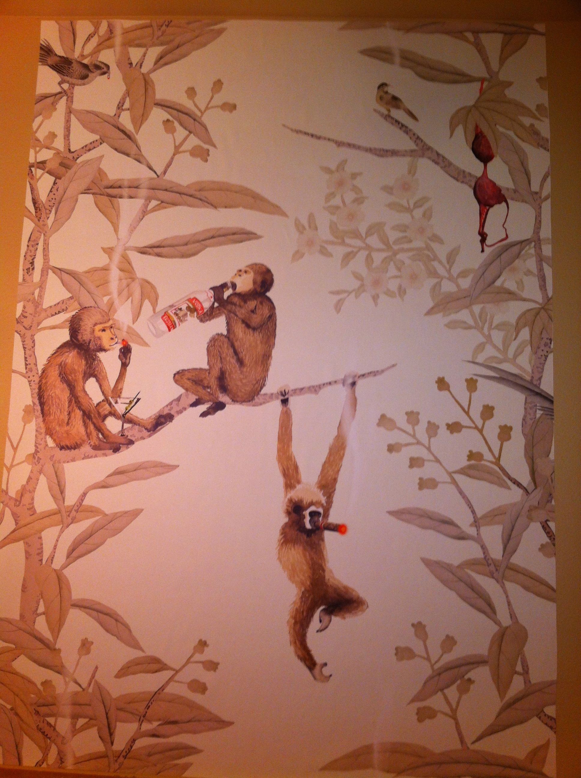 The Drunk Monkey Speakeasy by Surroundings by Mary Arthur Inc at Private  Residence Ilderton Ilderton  Wescover Interior Design