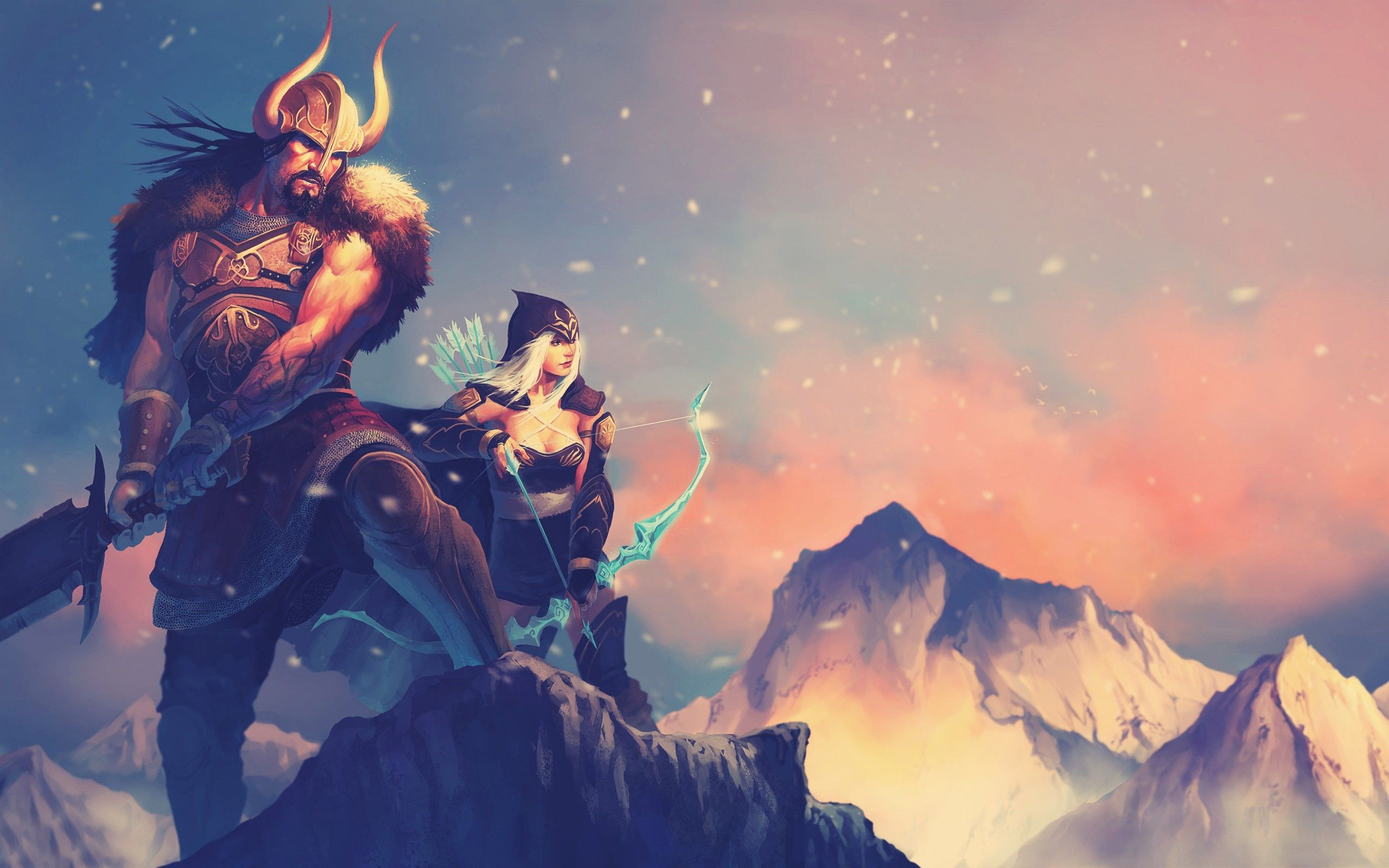 2560x1600 ... Tryndamere and Ashe - League of Legends HD Wallpaper 