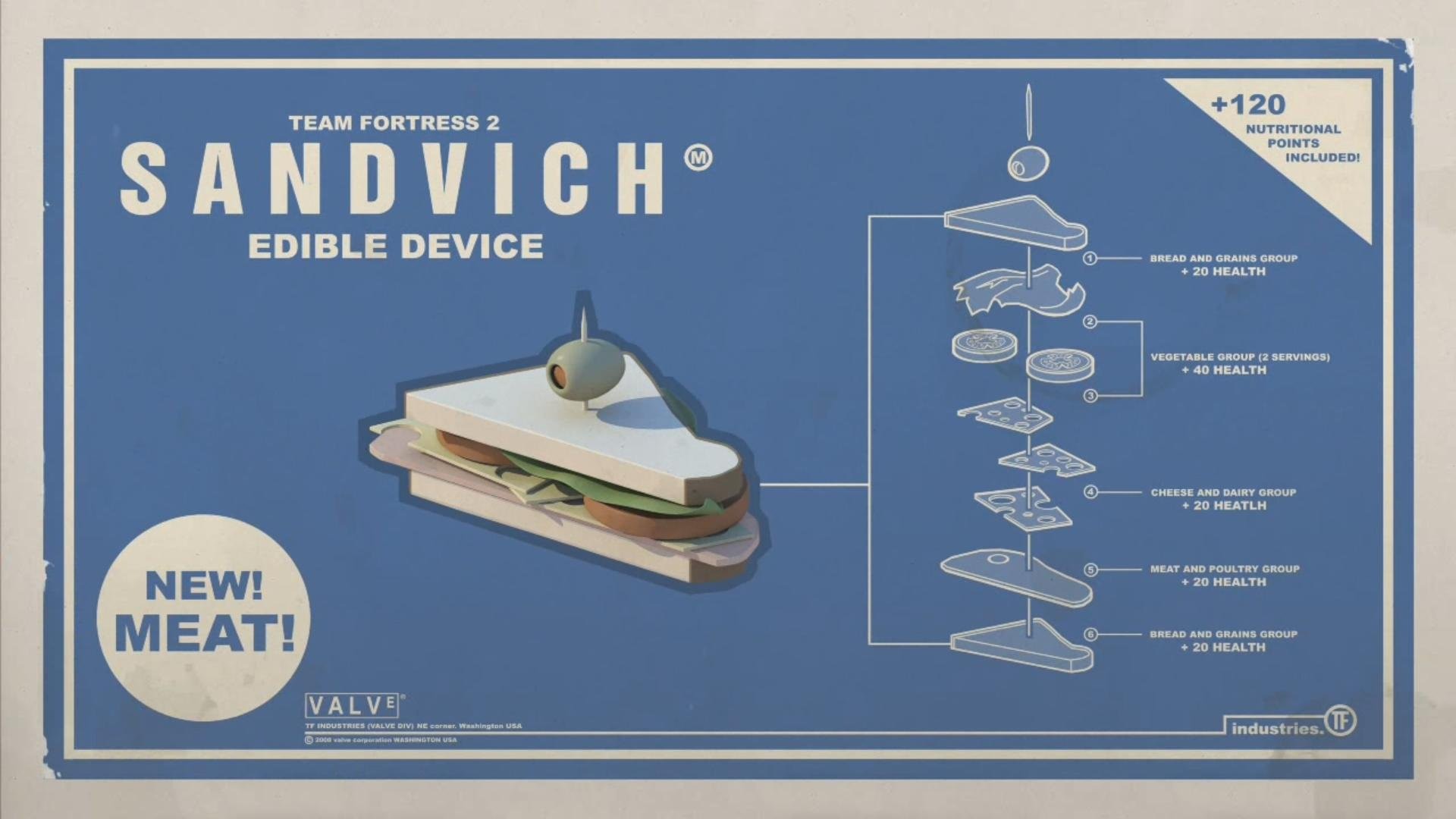 1920x1080 ... wallpapers hd; funny heavy sandvich sandwiches team fortress 2  walldevil ...