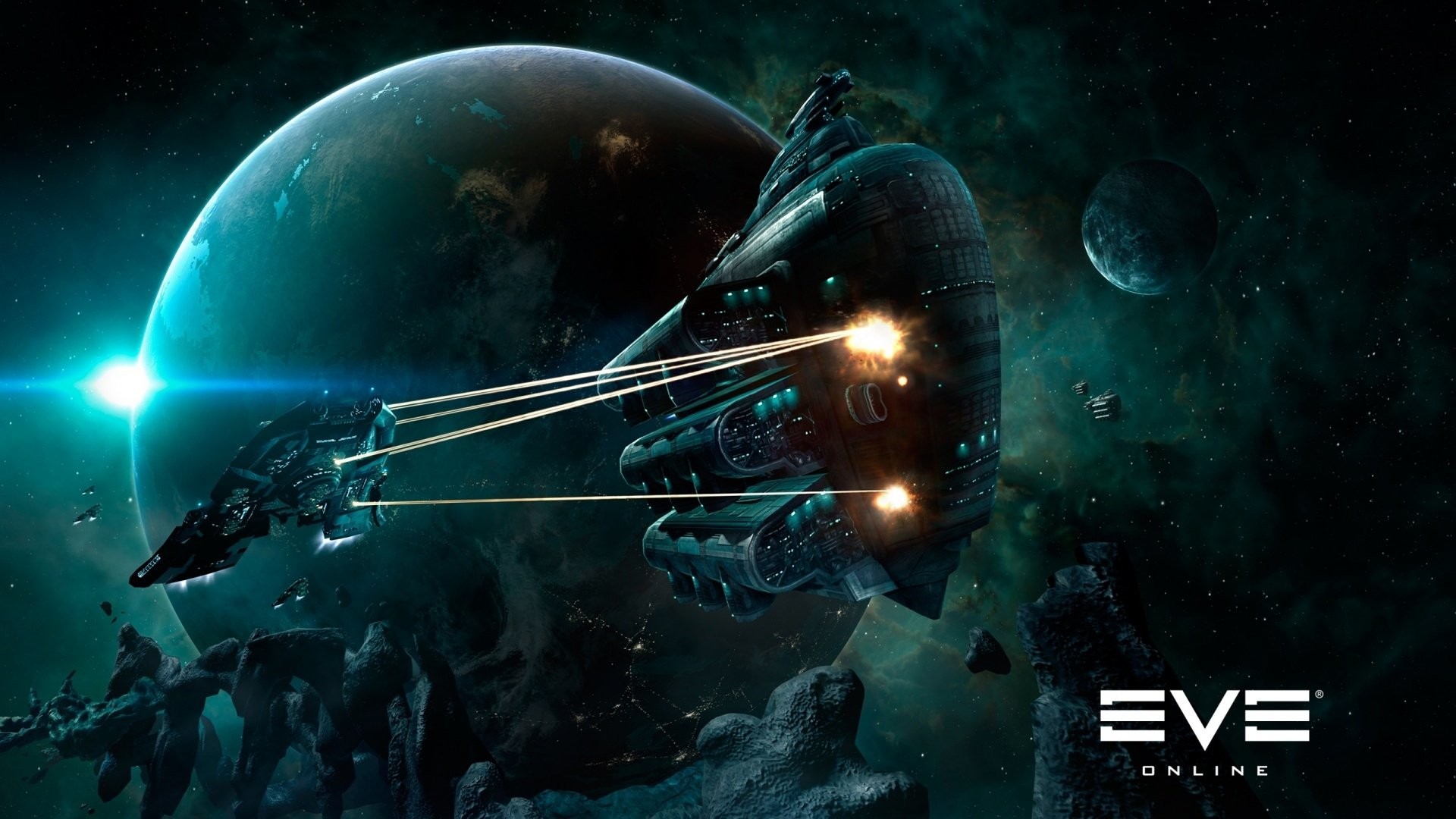 1920x1080 Video Game - EVE Online Planet Spaceship Space Wallpaper