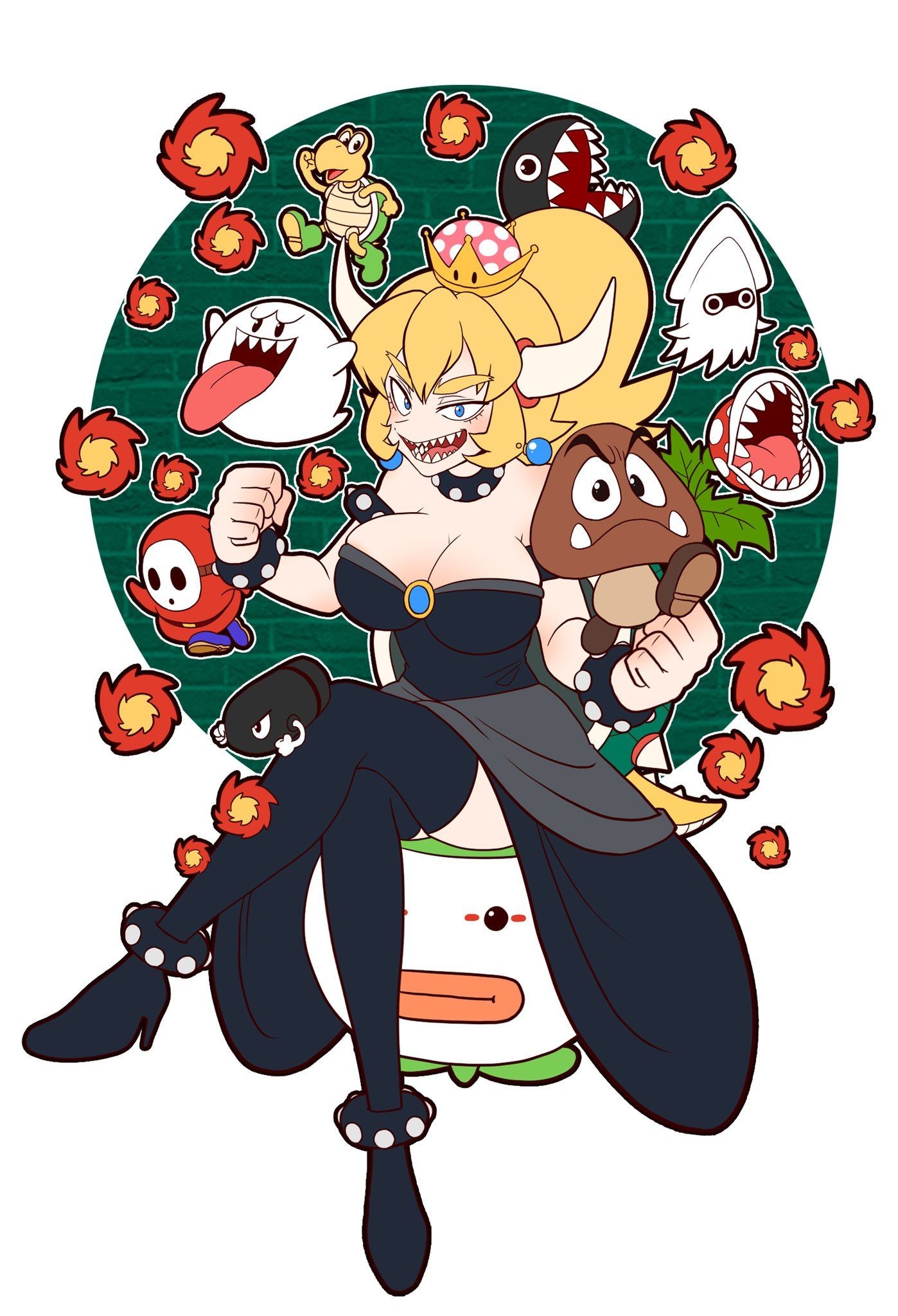 1398x2048 Pin by gerald bullon on bowsette | Pinterest | Geeky wallpaper, Bowser and  Nerd