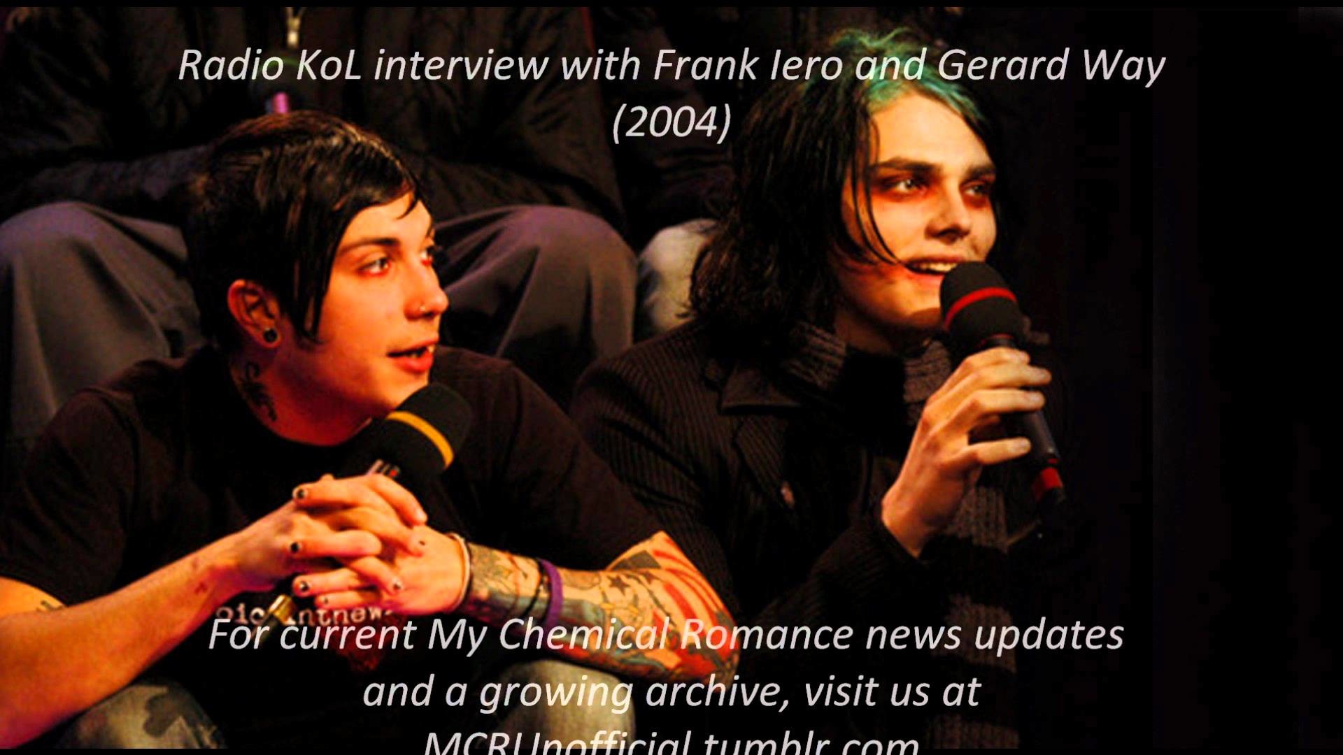 1920x1080 KoL Radio: Gerard Way & Frank Iero Interview (2004)