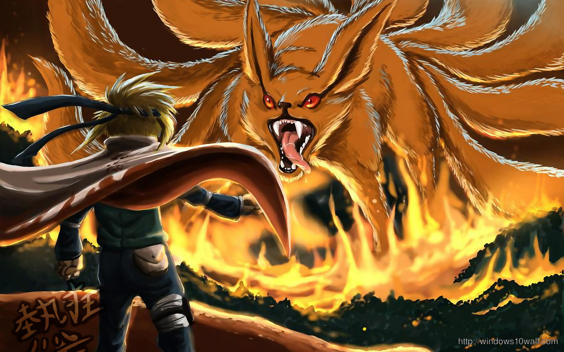 1920x1200 Naruto Background Art