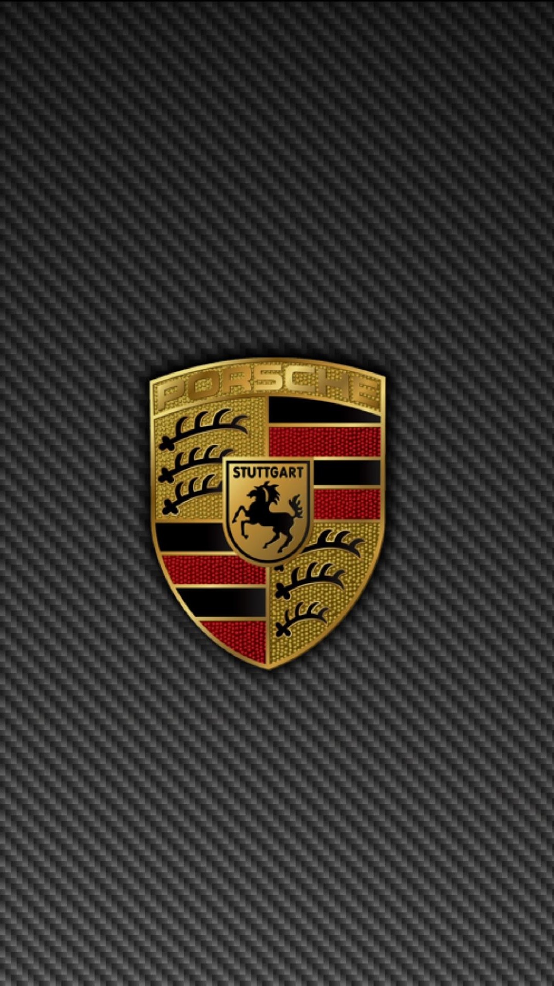 1080x1920 Porsche Logo Grey Background Android Wallpaper download 