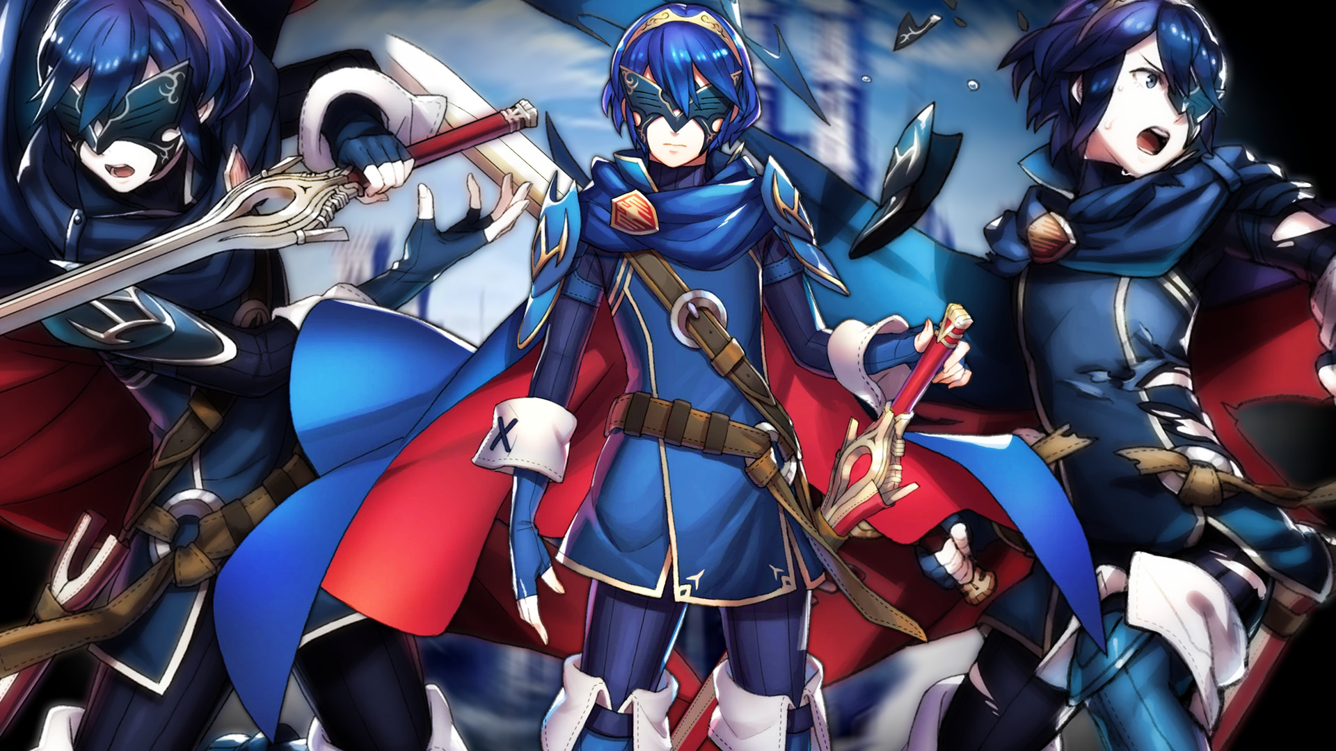 1920x1080 ... Fire Emblem Heroes - Masked Lucina Wallpaper by AuroraMaster