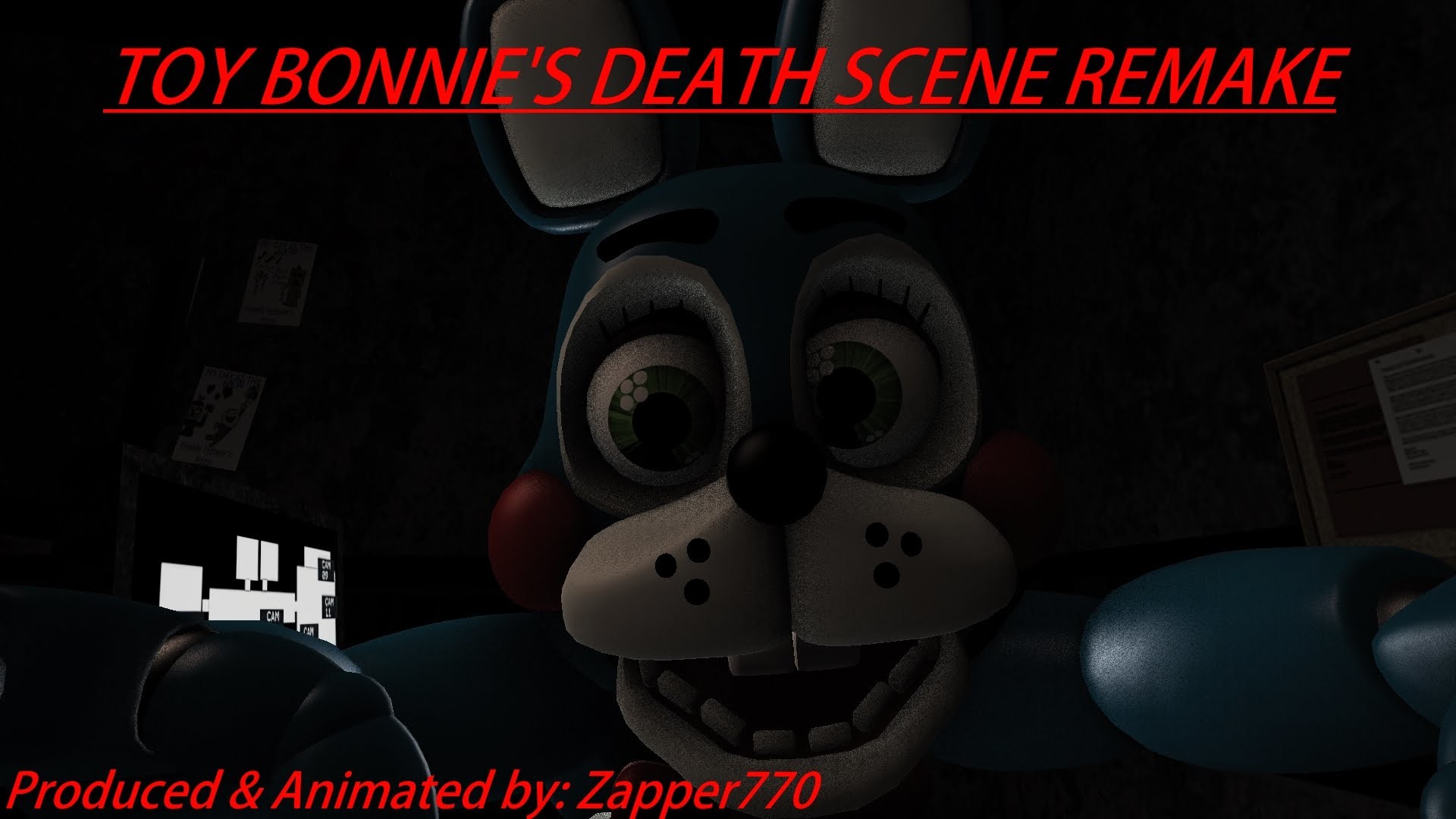 1920x1080 (SFM) FNAF 2 Toy Bonnie's Death Scene *Remake*