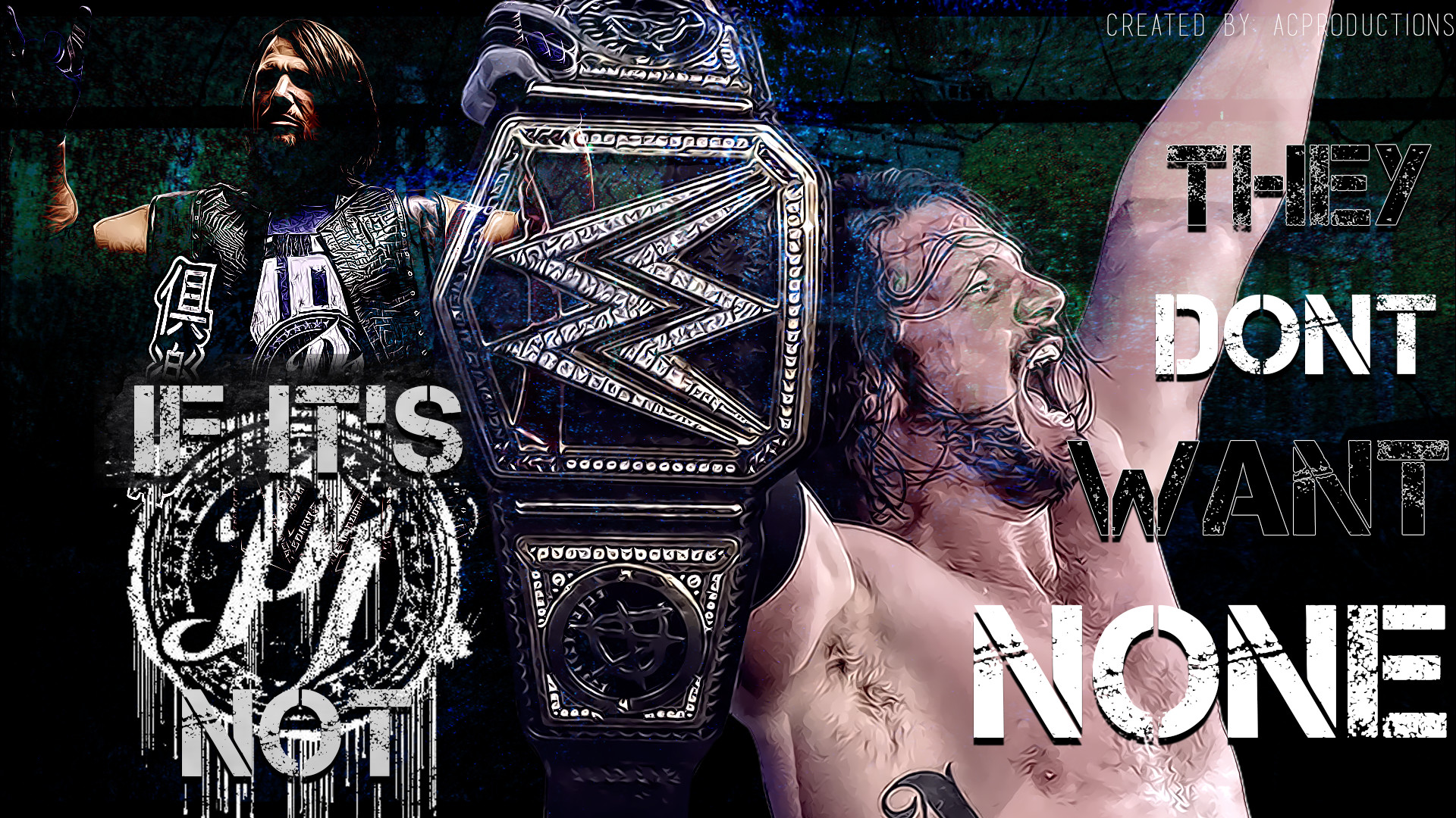 1920x1080 ... WWEACProductions WWE - AJ Styles Wallpaper - 2016 - PhenomenalOne by  WWEACProductions