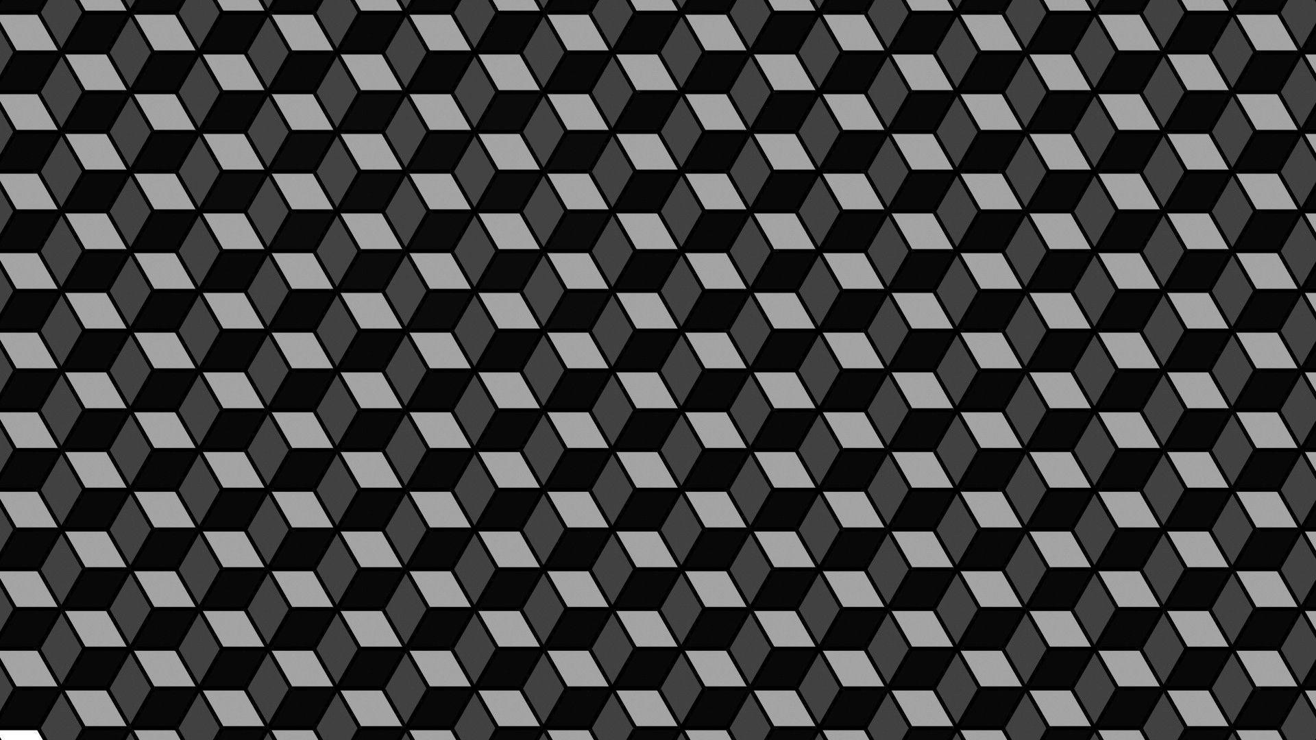 1920x1080 black cube HD illusion Wallpapers