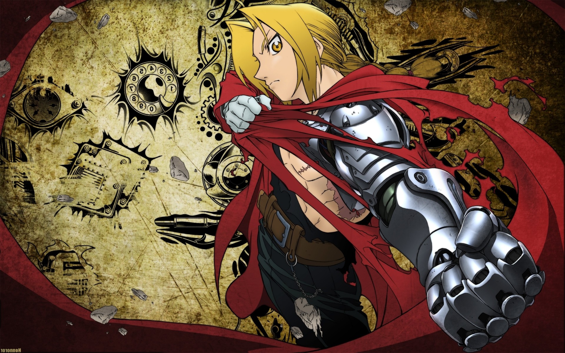 Fullmetal Alchemist Edward Elric Dark Wallpapers for iPhone 4k