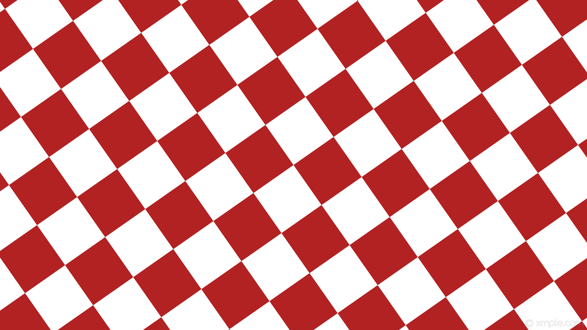 1920x1080 wallpaper checkered red white squares fire brick #b22222 #ffffff diagonal  35Â° 160px