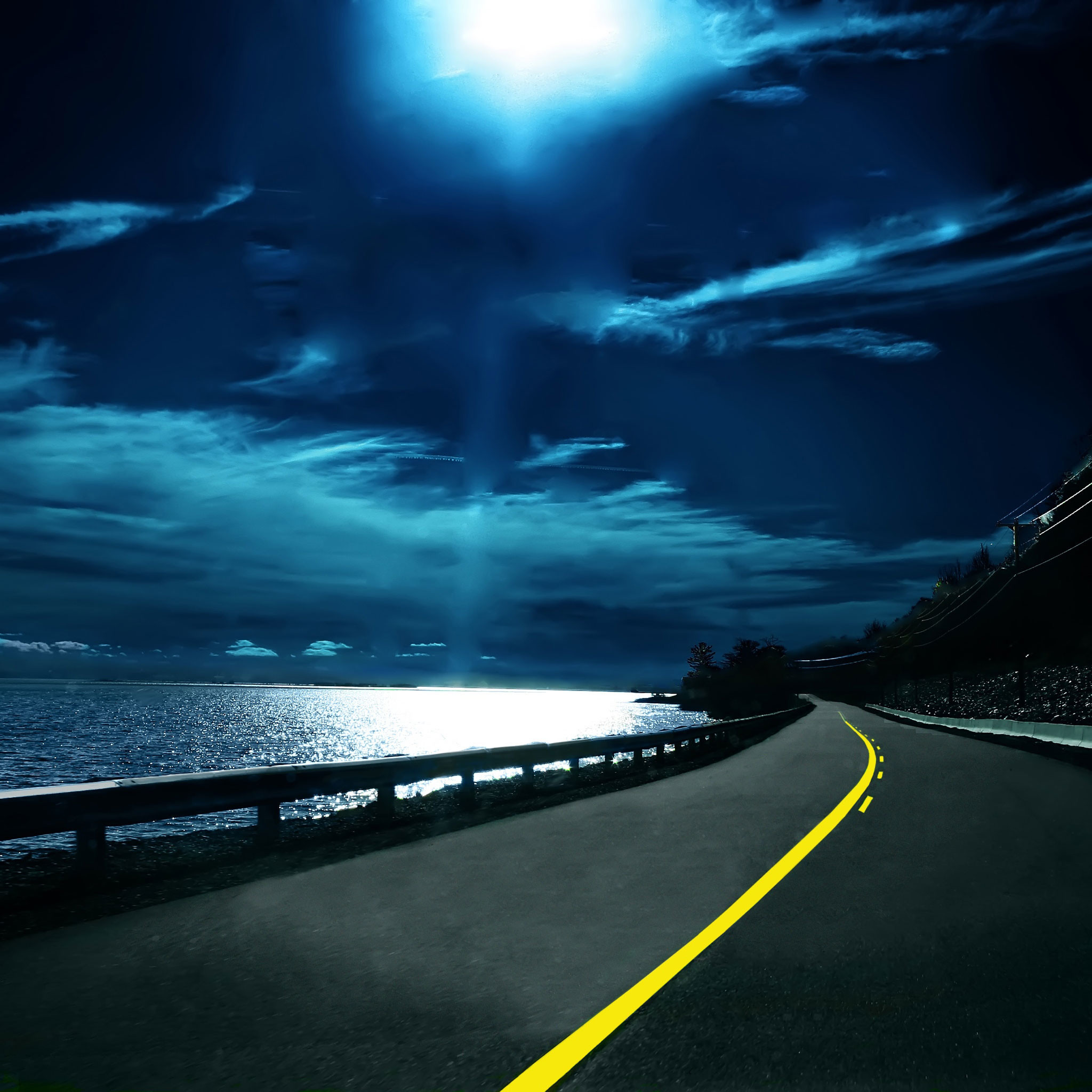 2048x2048 Wallpaper Weekends: Life is a Highway for the iPad