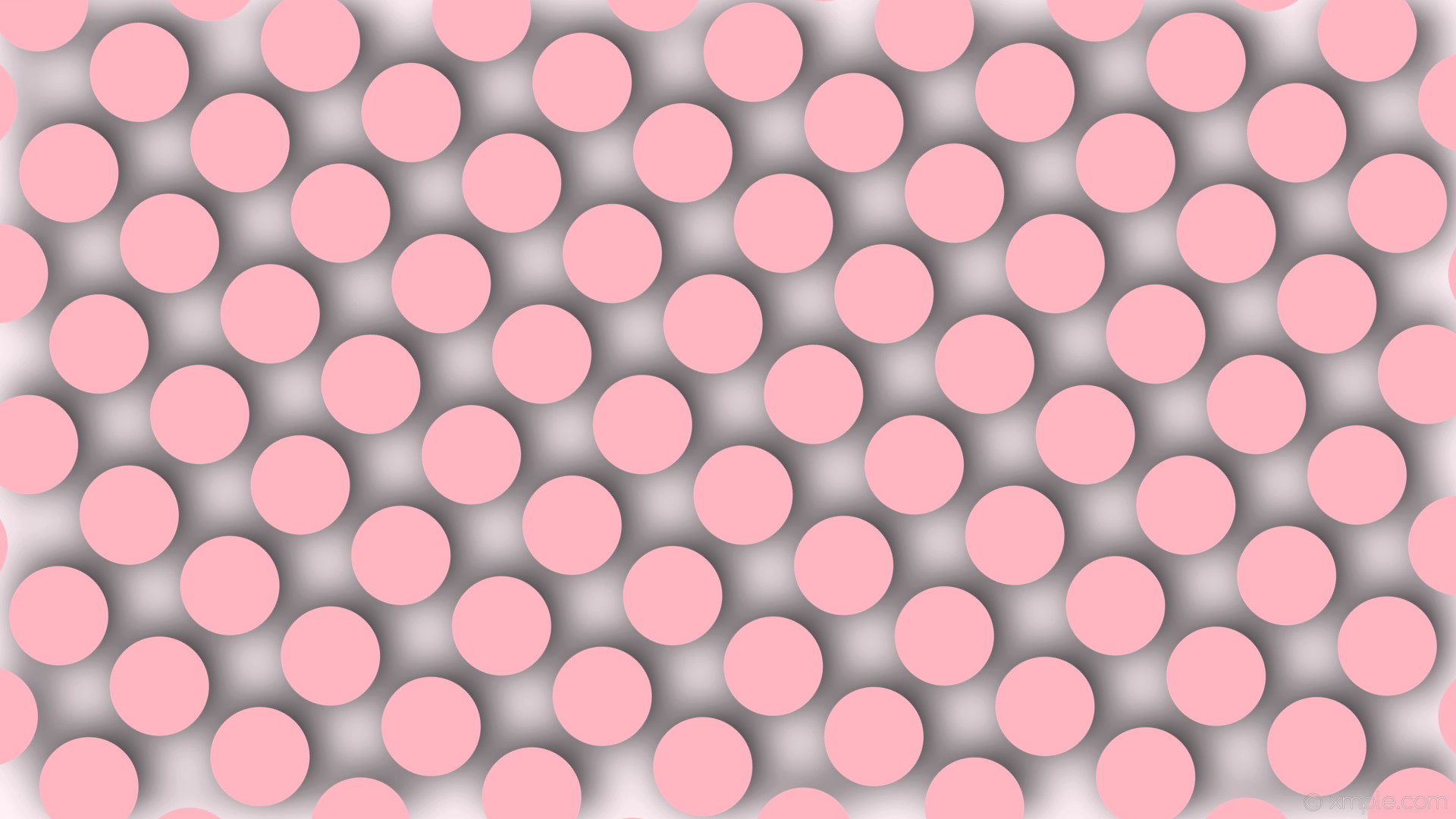 1920x1080 wallpaper pink dots drop shadow polka white lavender blush light pink  #fff0f5 #ffb6c1 55
