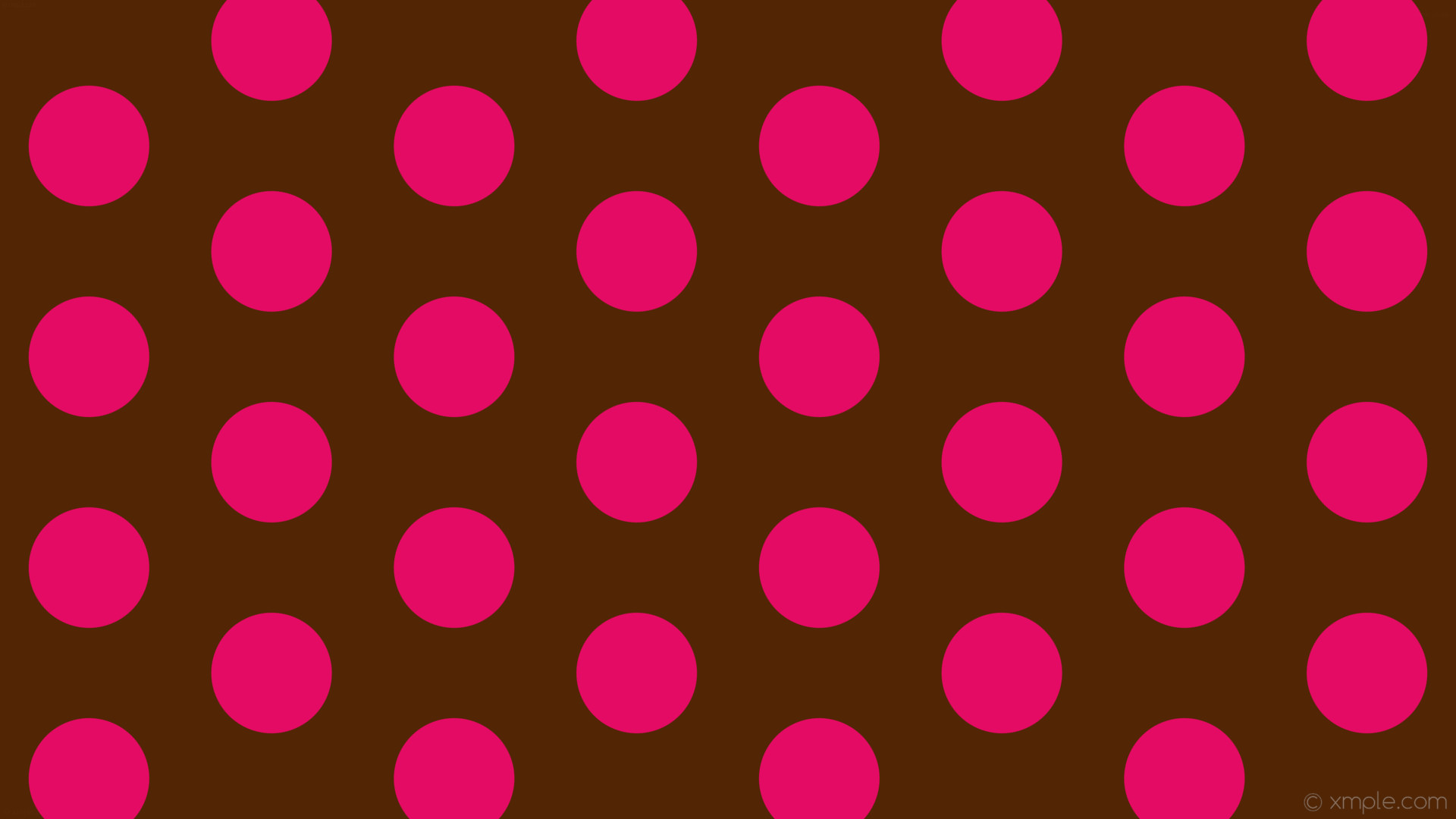 1920x1080 wallpaper polka pink hexagon dots orange dark orange #522505 #e30b63  diagonal 30Â° 159px