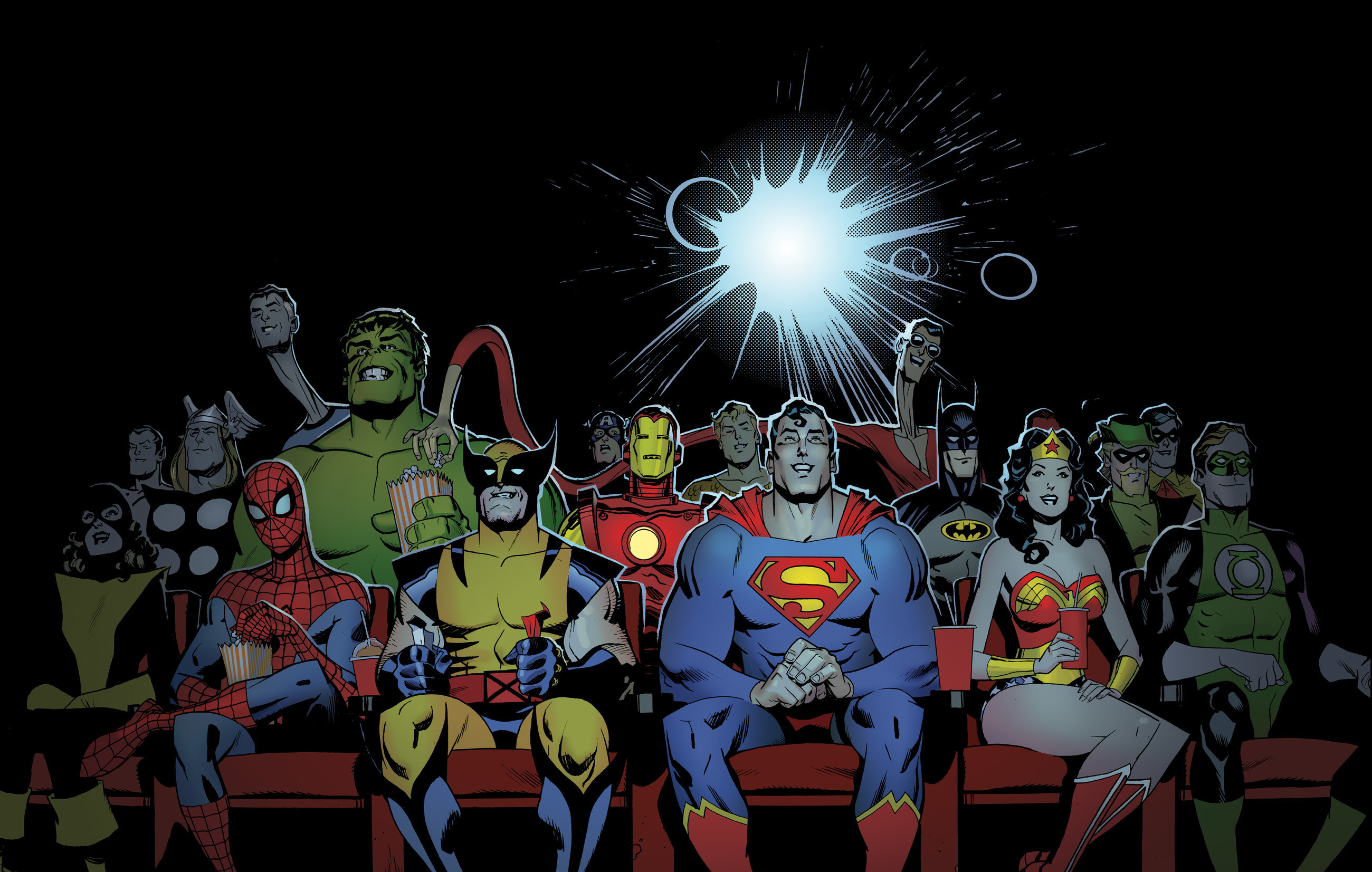 2600x1653  marvel d-c dc-comics superhero wallpaper background