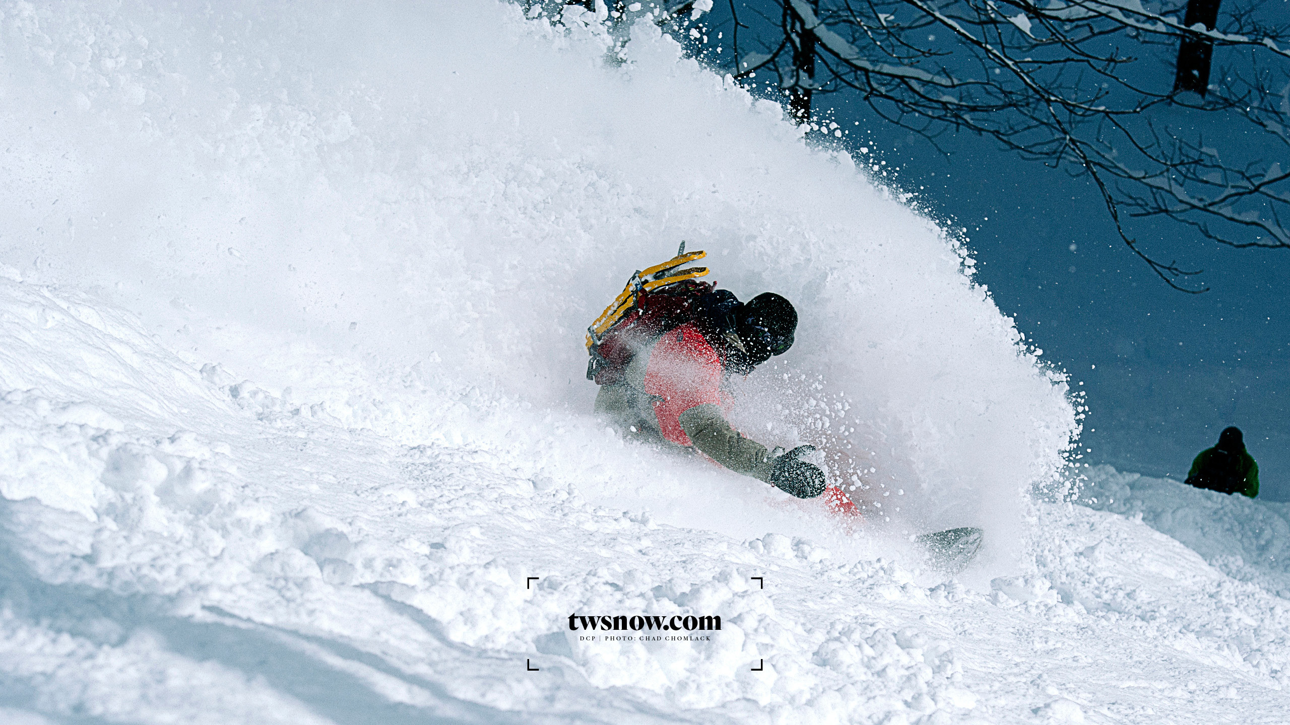 2560x1440 DCP doing what he does best with Japan pow! Photo: Chad Chomlack