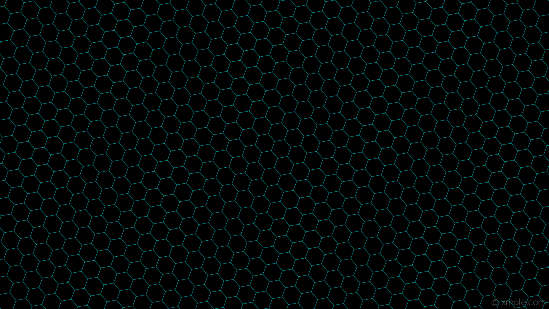 1920x1080 wallpaper honeycomb black blue hexagon beehive dark turquoise #000000  #00ced1 diagonal 40Â° 1px