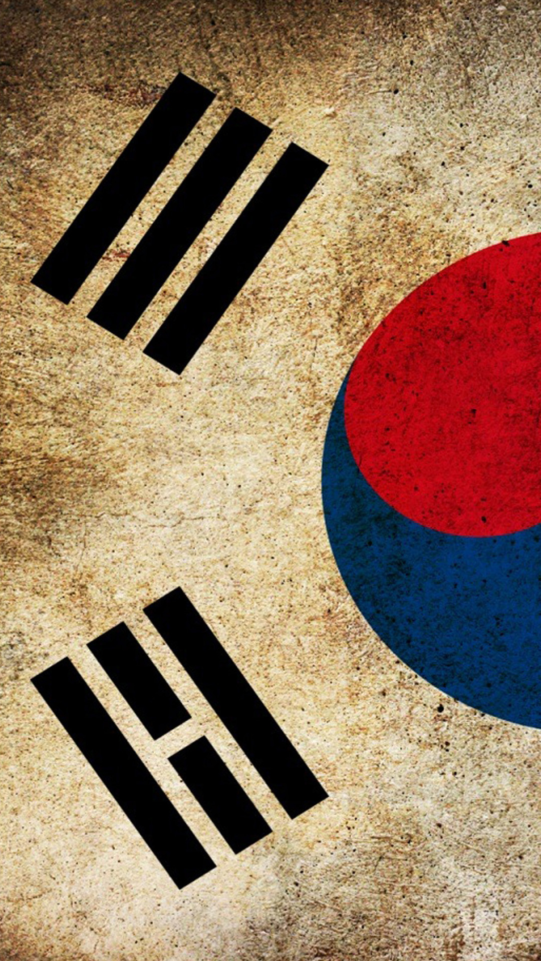 1080x1920 Flag south korea Htc One M8 wallpaper