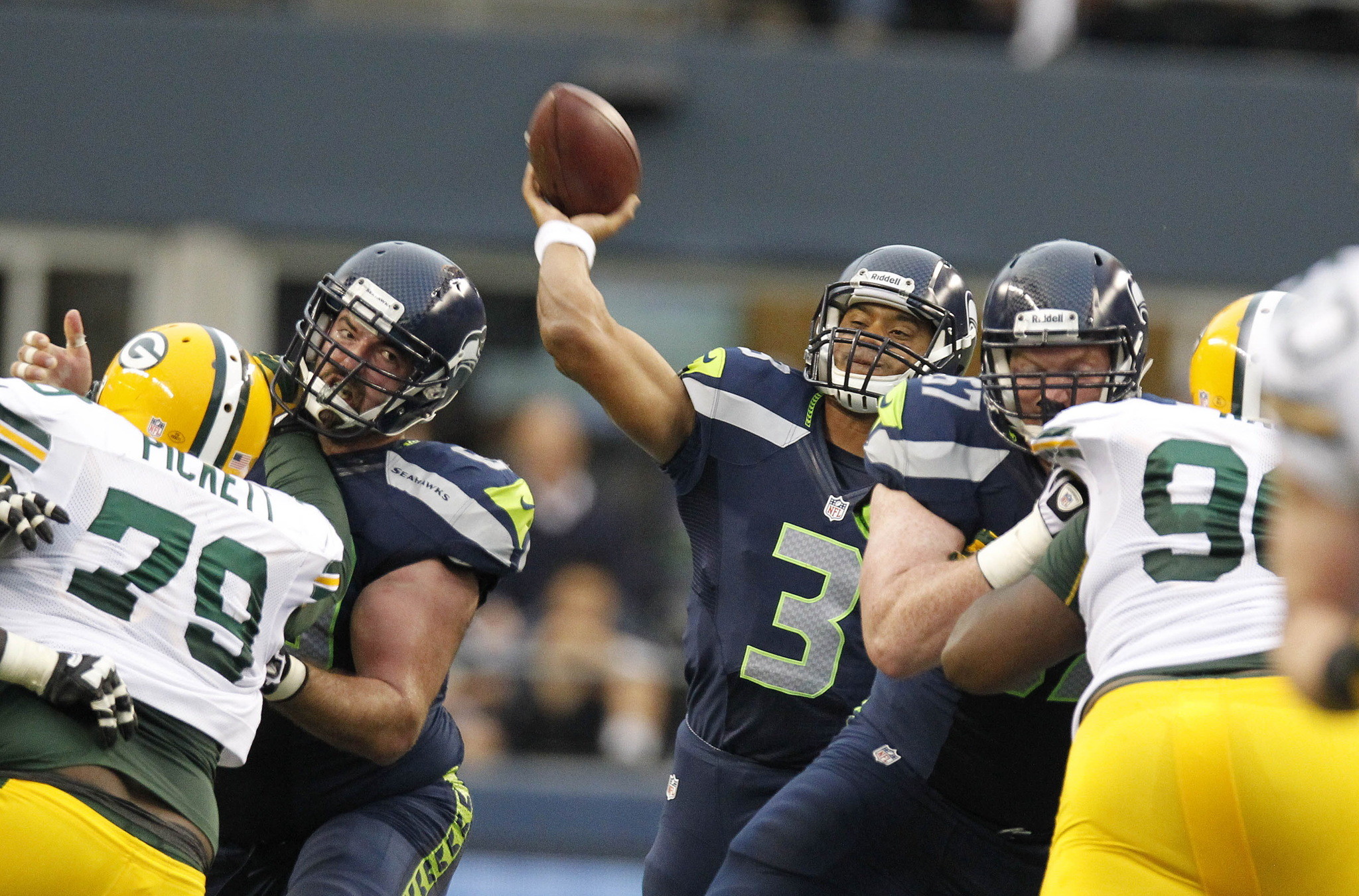 2048x1351 Russell Wilson Source Â· 2012 Seattle Seahawks nfl football green bay  packers russell