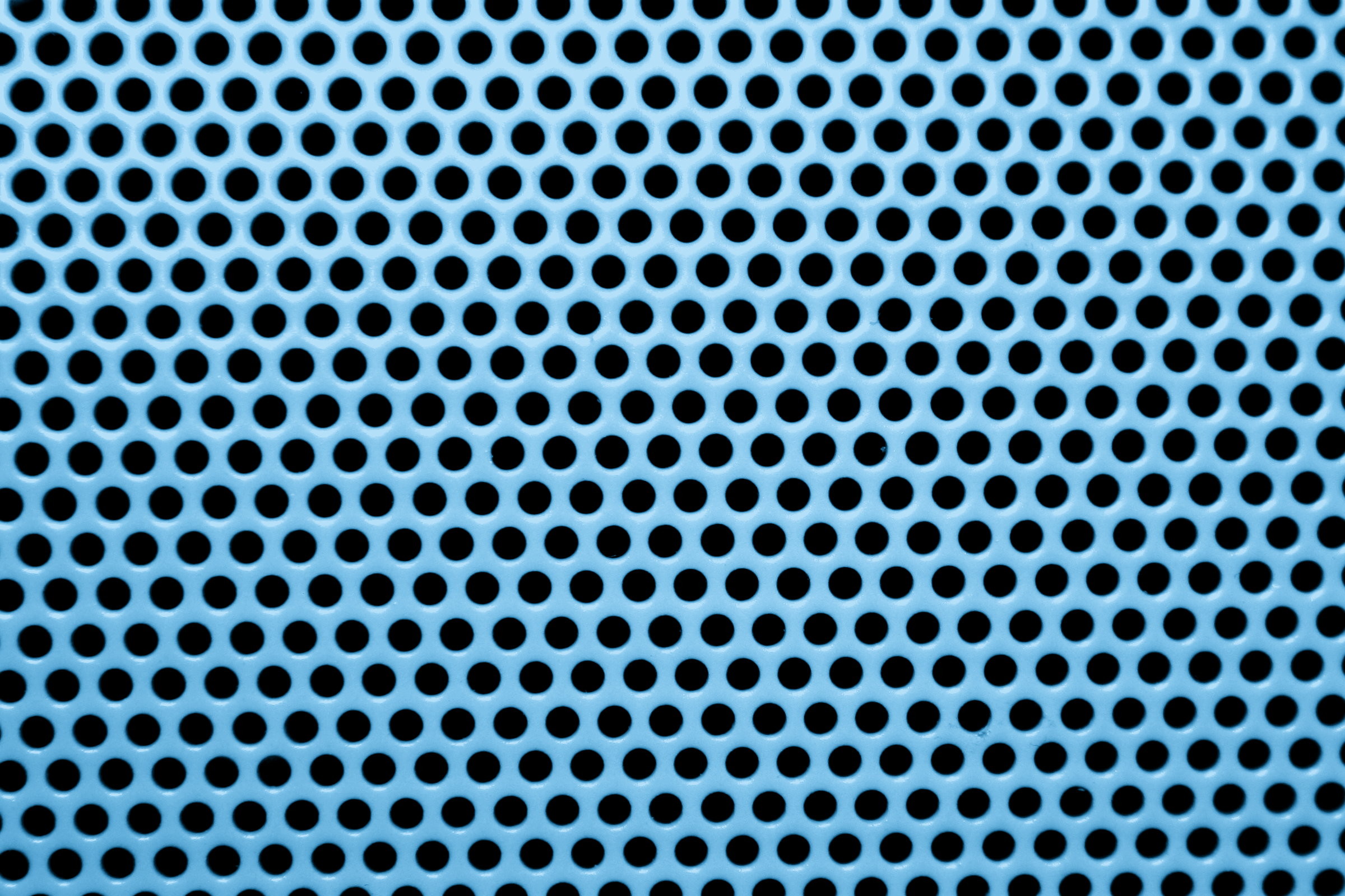 2400x1600 Light Blue Metal Mesh with Round Holes Texture