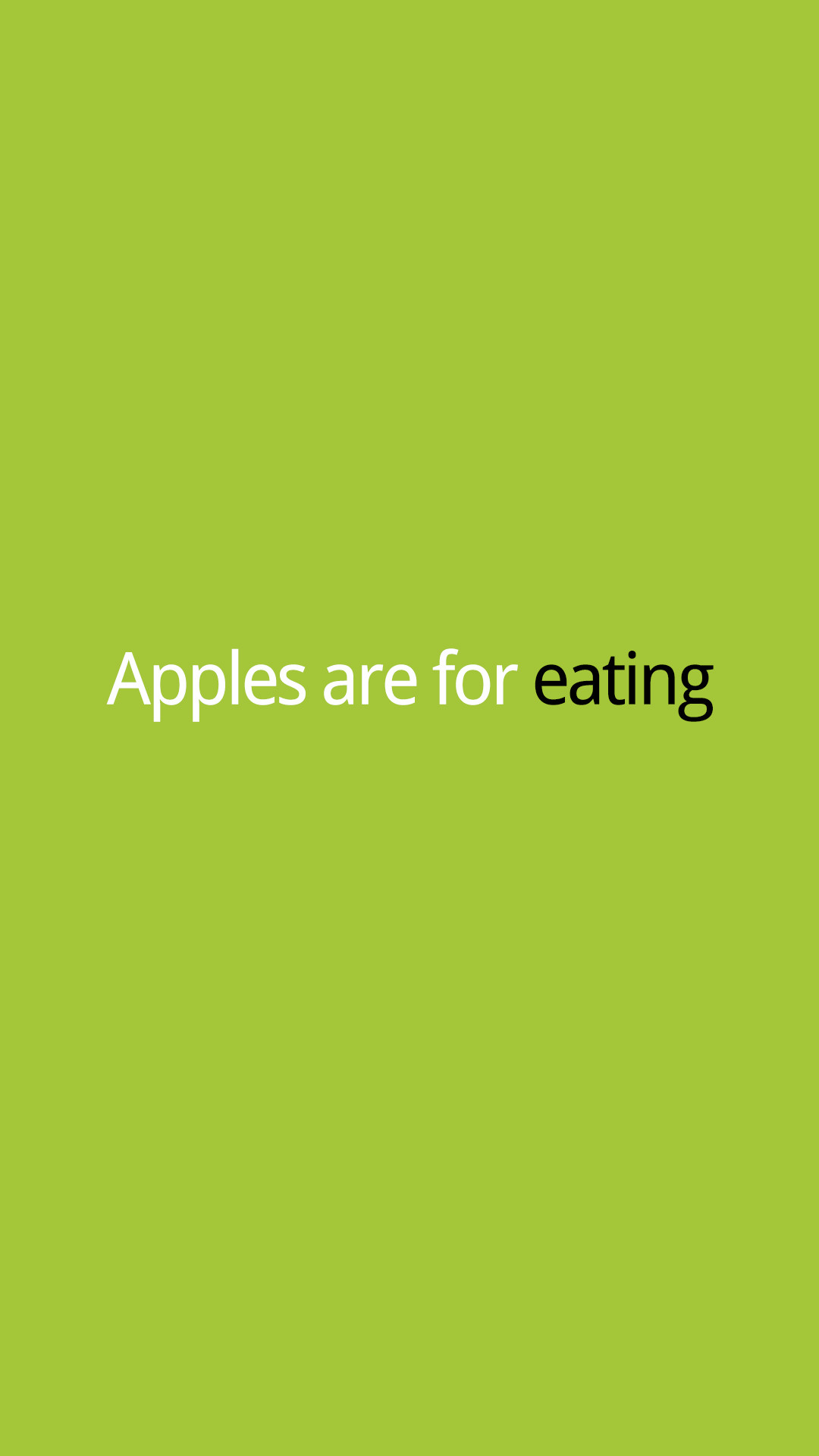1080x1920 Apples are for eating htc one wallpaper