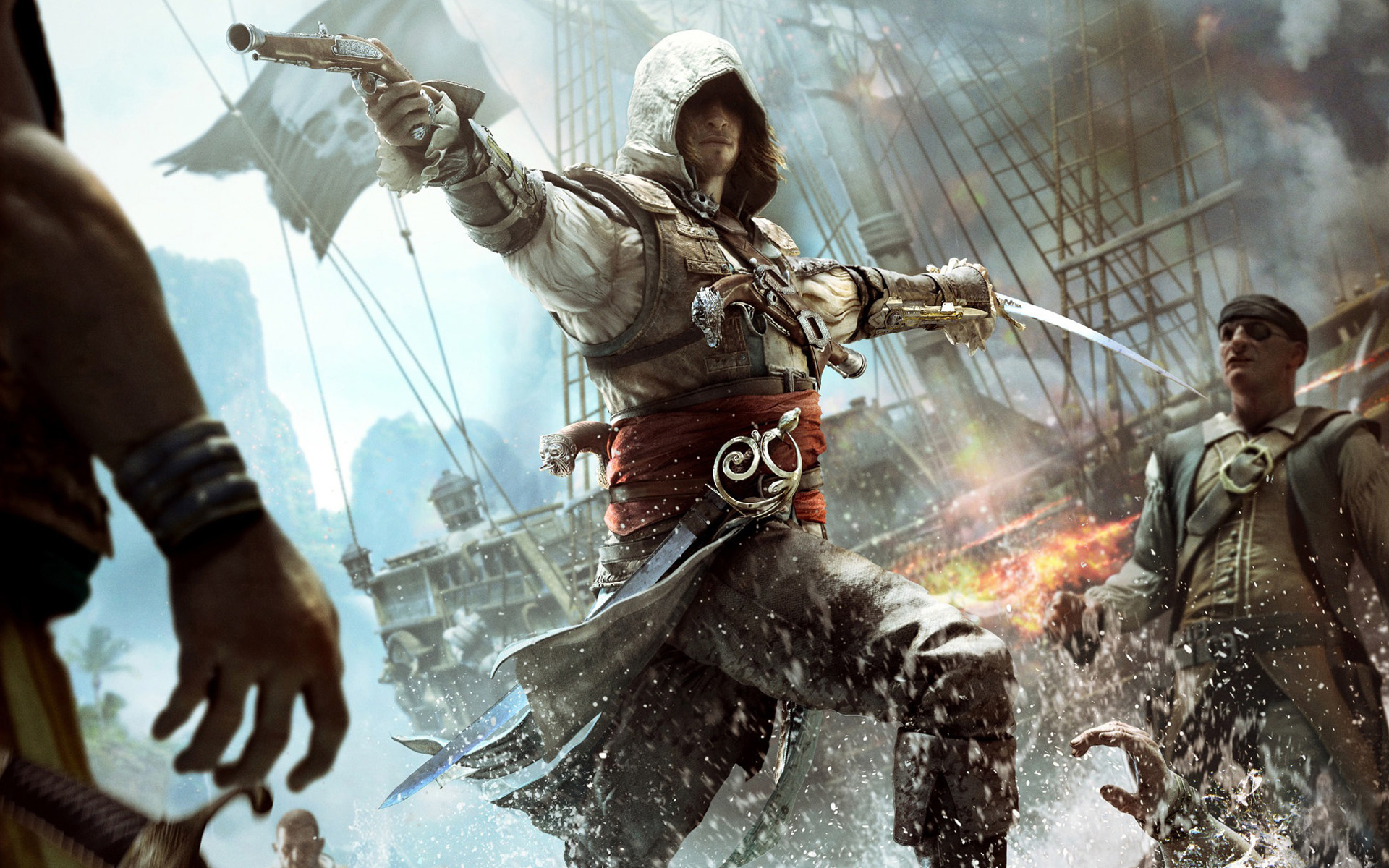 1920x1200 Assassin's Creed 4: Black Flag wallpapers or desktop backgrounds Assassins  Creed 4 Black #6972615