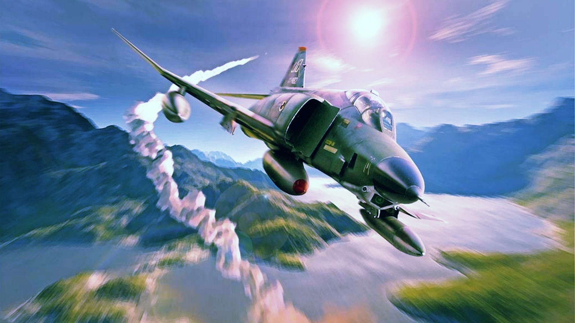 1920x1080 Military Fighter Jet Ride - HD Wallpapers Widescreen - 