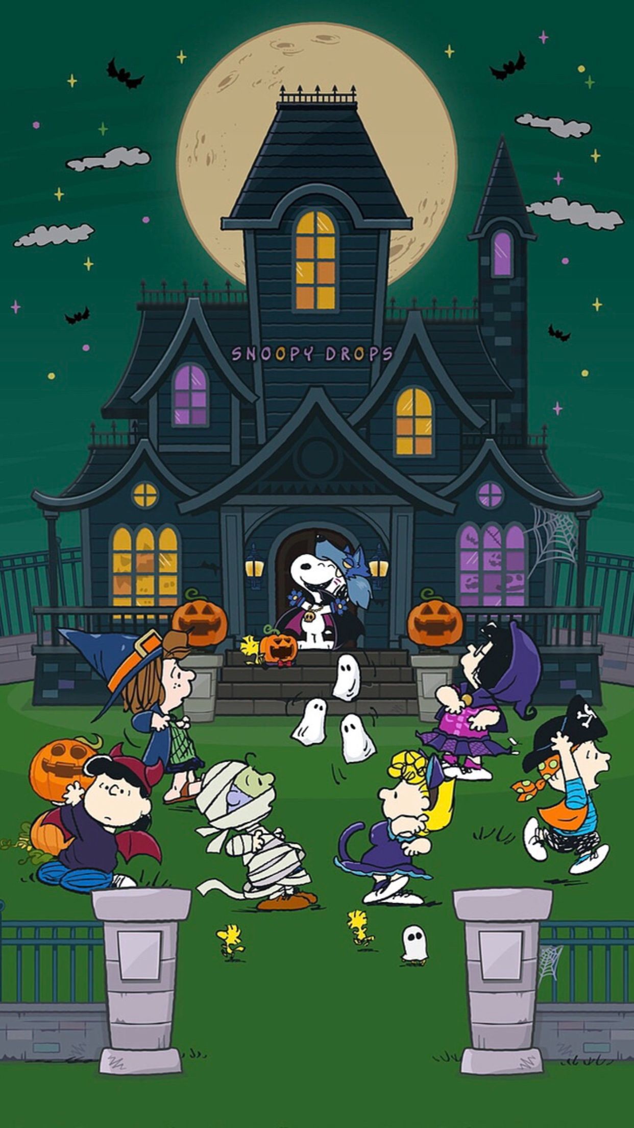 1242x2208 Snoopy Drops Charlie Brown Halloween, Charlie Brown Thanksgiving, Great  Pumpkin Charlie Brown, Peanuts