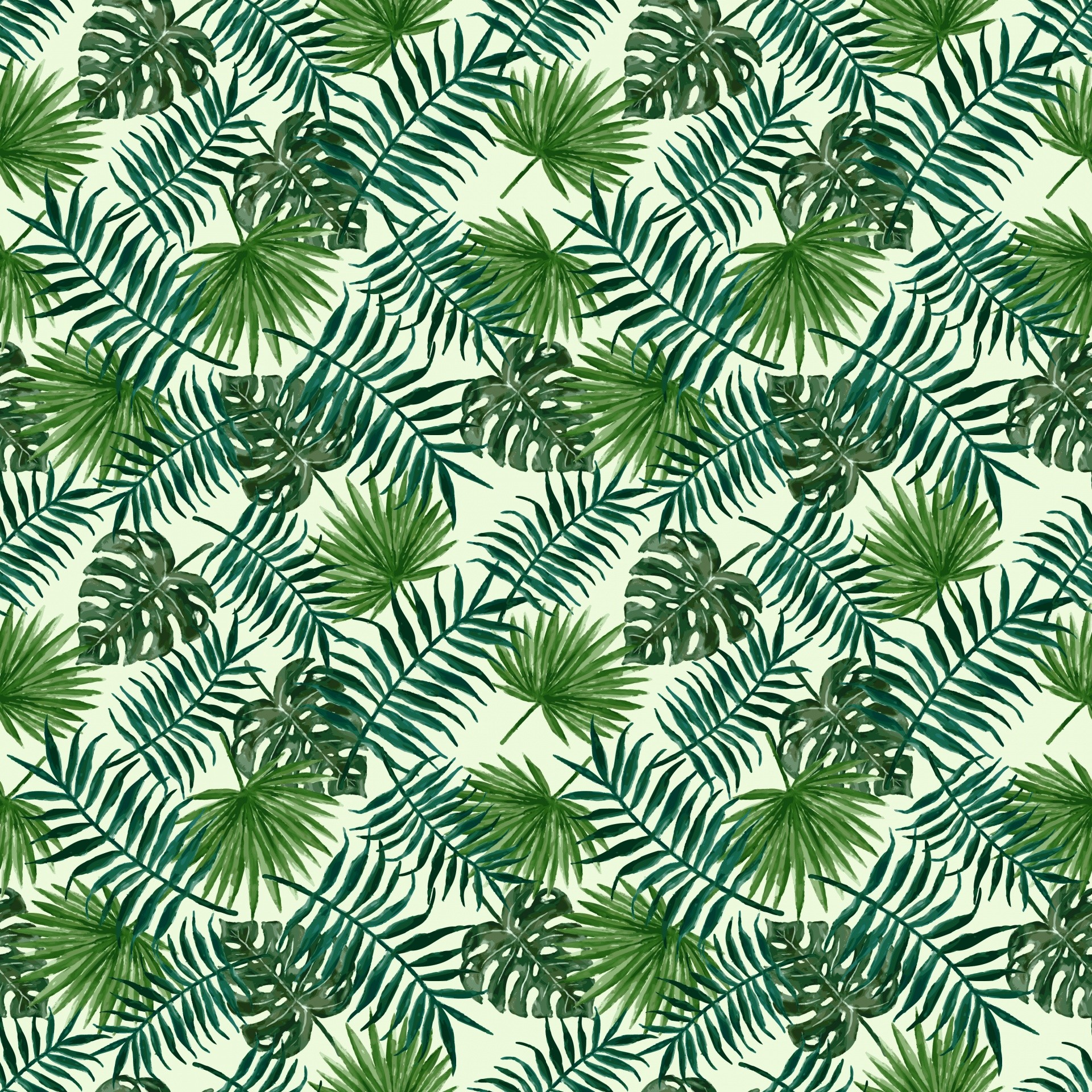 1920x1920 leaves,leaf,foliage,tropical,palm,palm tree,green,