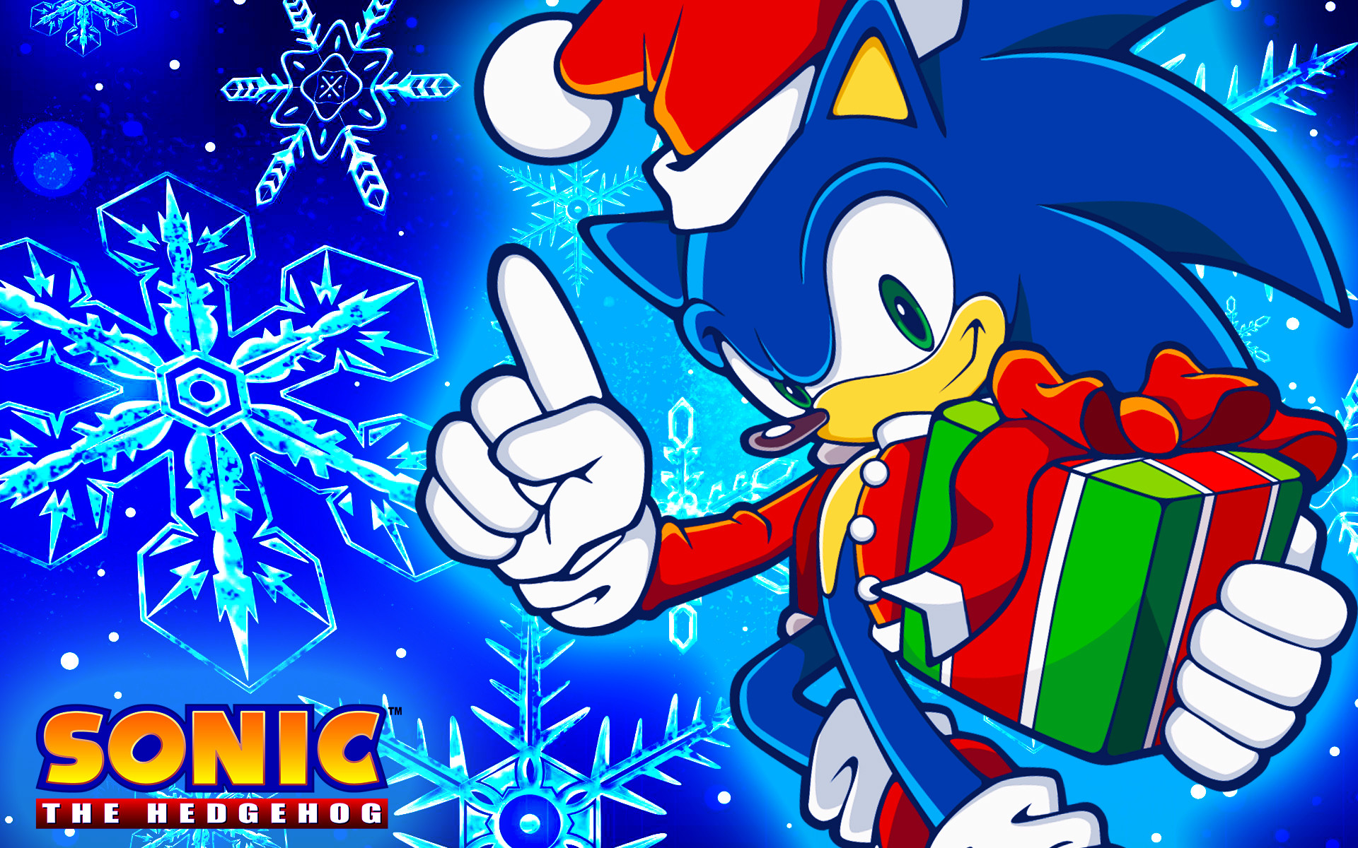 1920x1200 Christmas Sonic Wallpaper by SonicTheHedgehogBG Christmas Sonic W...