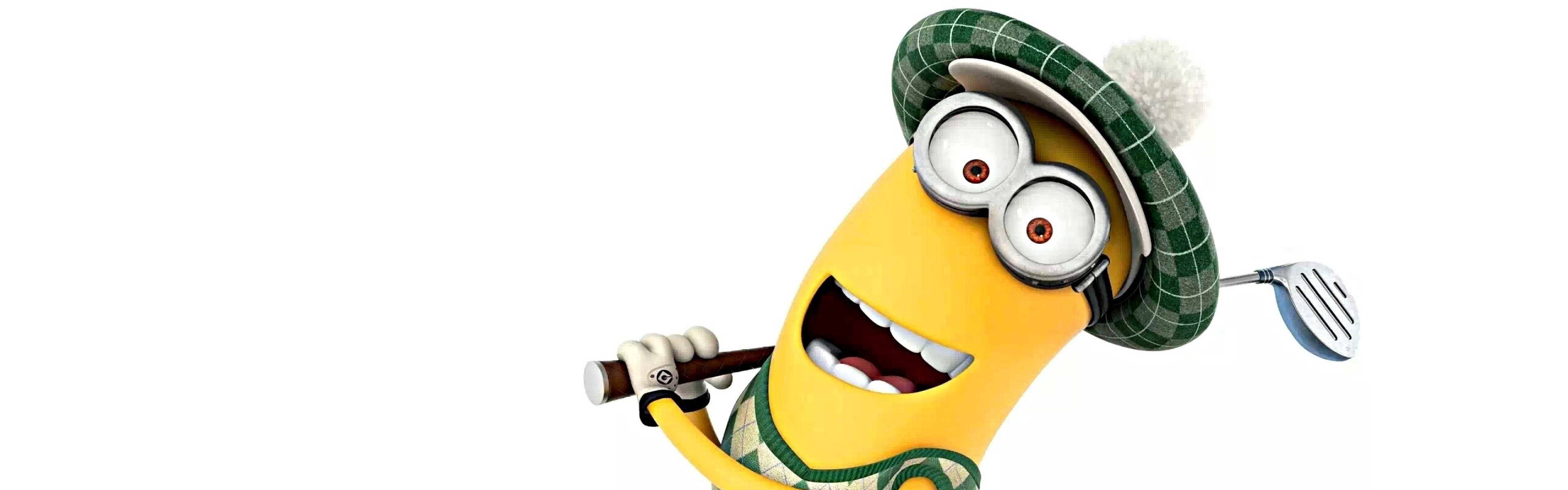 3840x1200  Wallpaper despicable me, minion, character