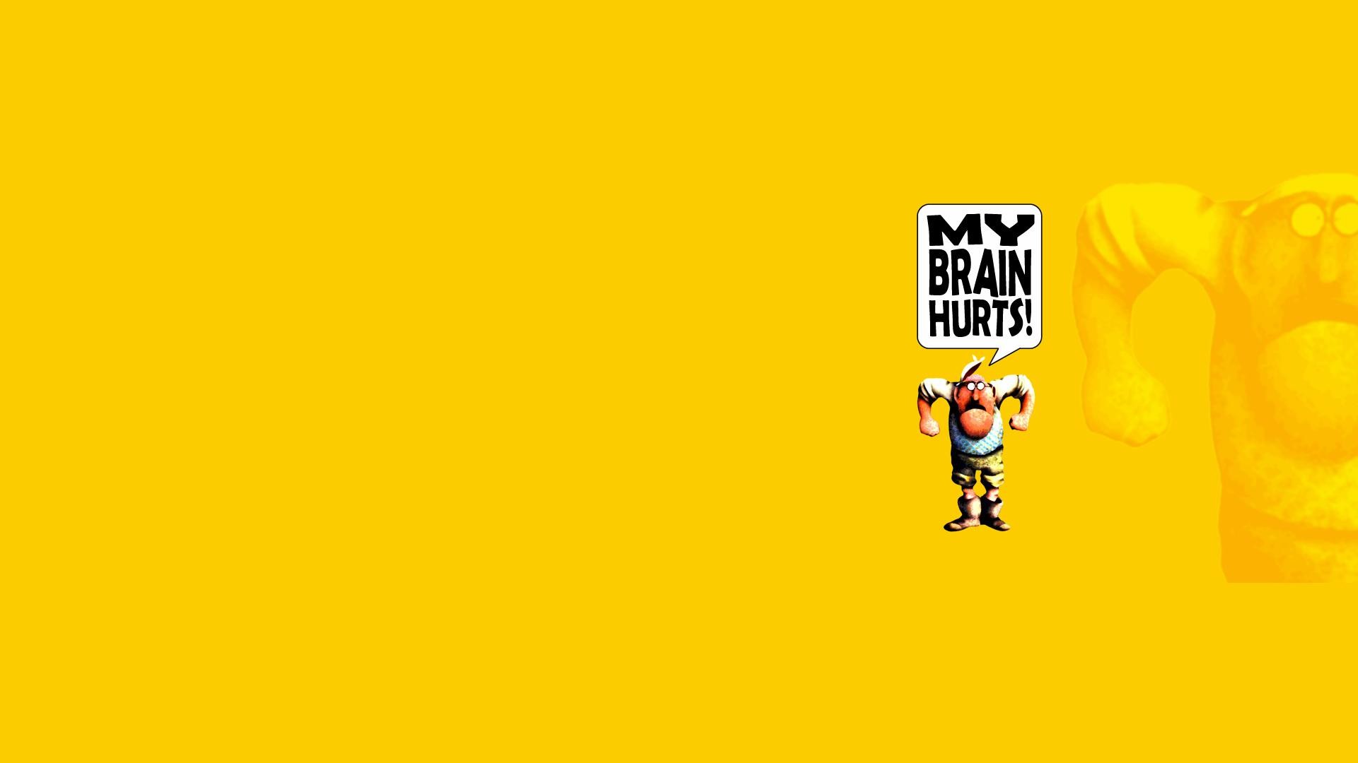 1920x1080 Monty Python Yellow cartoon humor movies text wallpaper
