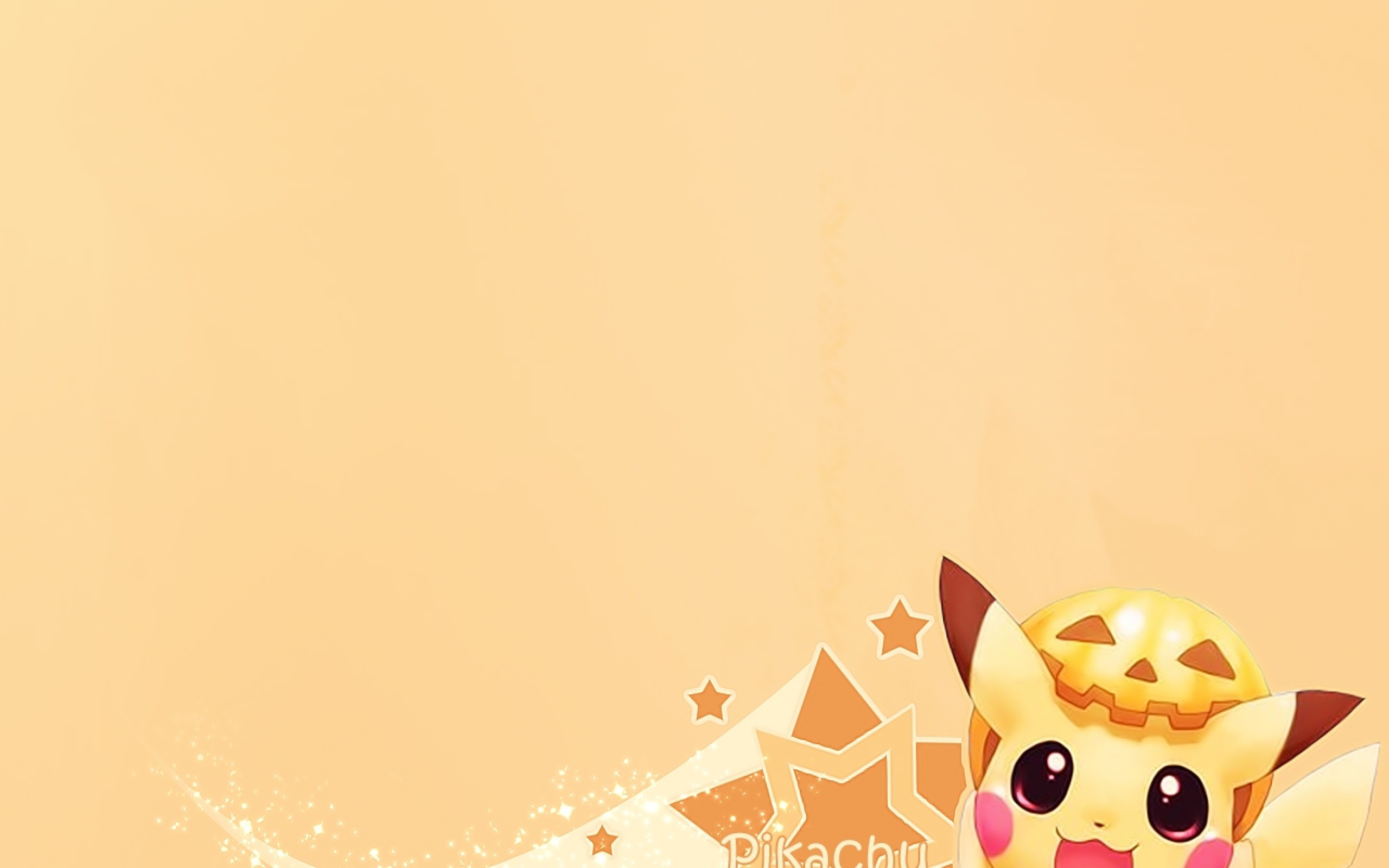 2560x1600 Cute pikachu background wallpaper HD.