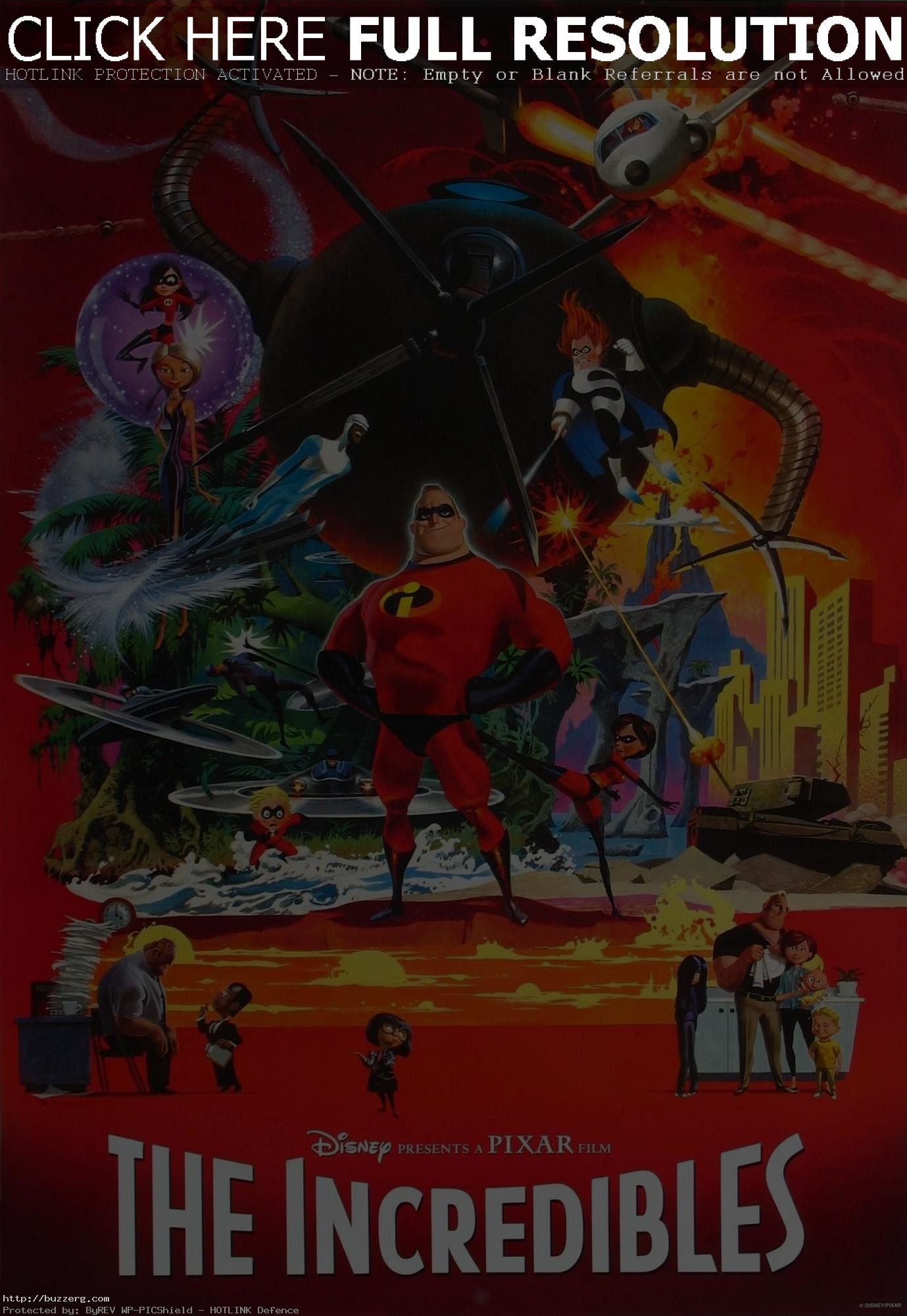 1379x2000 The Incredibles Movie Poster (id: 136551)