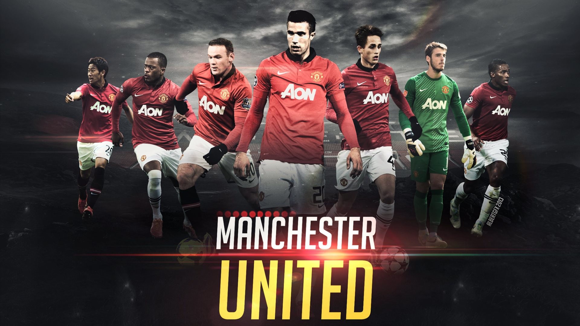 1920x1080 Manchester United Players. Wallpaper ...