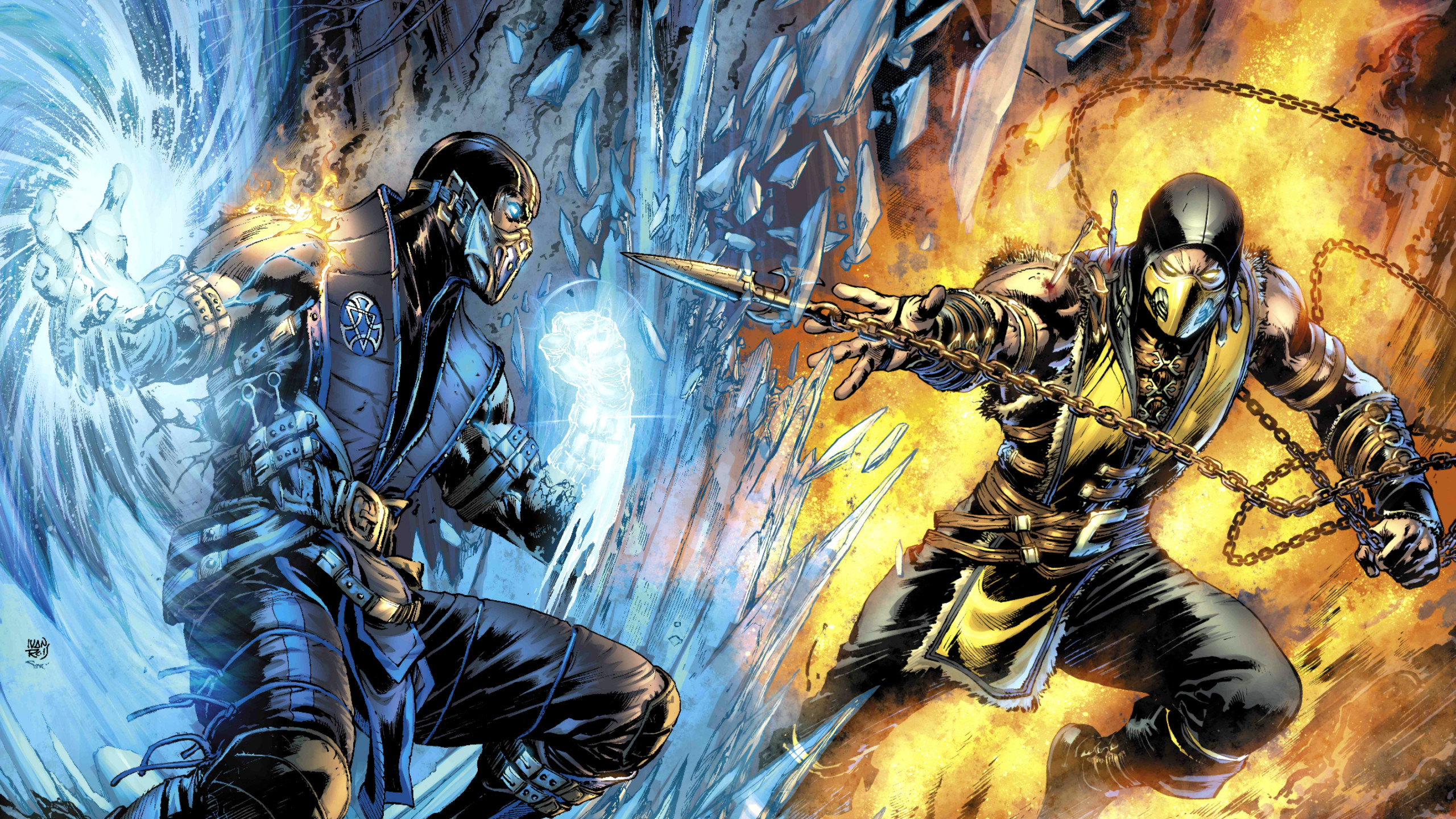 MK Scorpion Art Wallpapers  Aesthetic Mortal Kombat Wallpaper