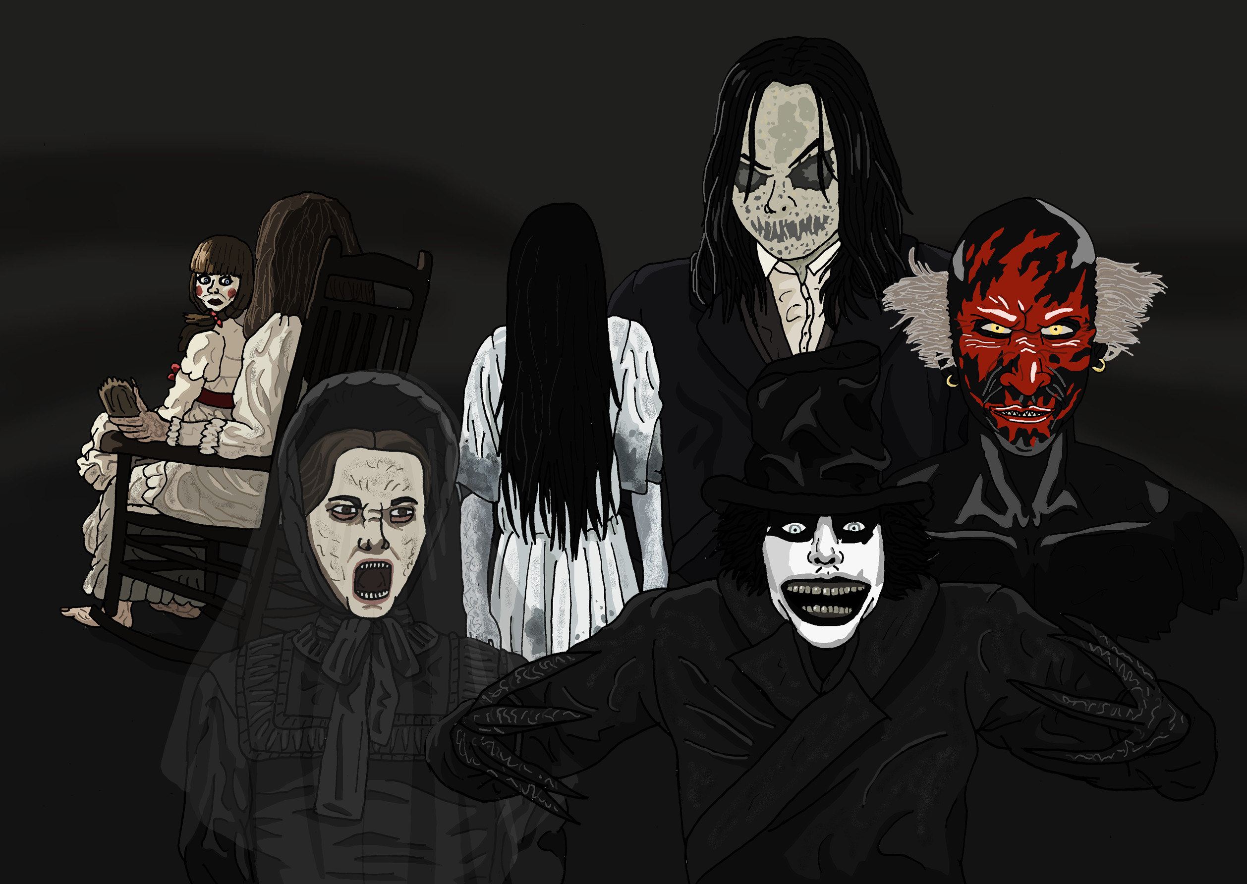 2516x1784 ... Demonic and Ghostly Horror Icons - OMM26 by Juggernaut-Art