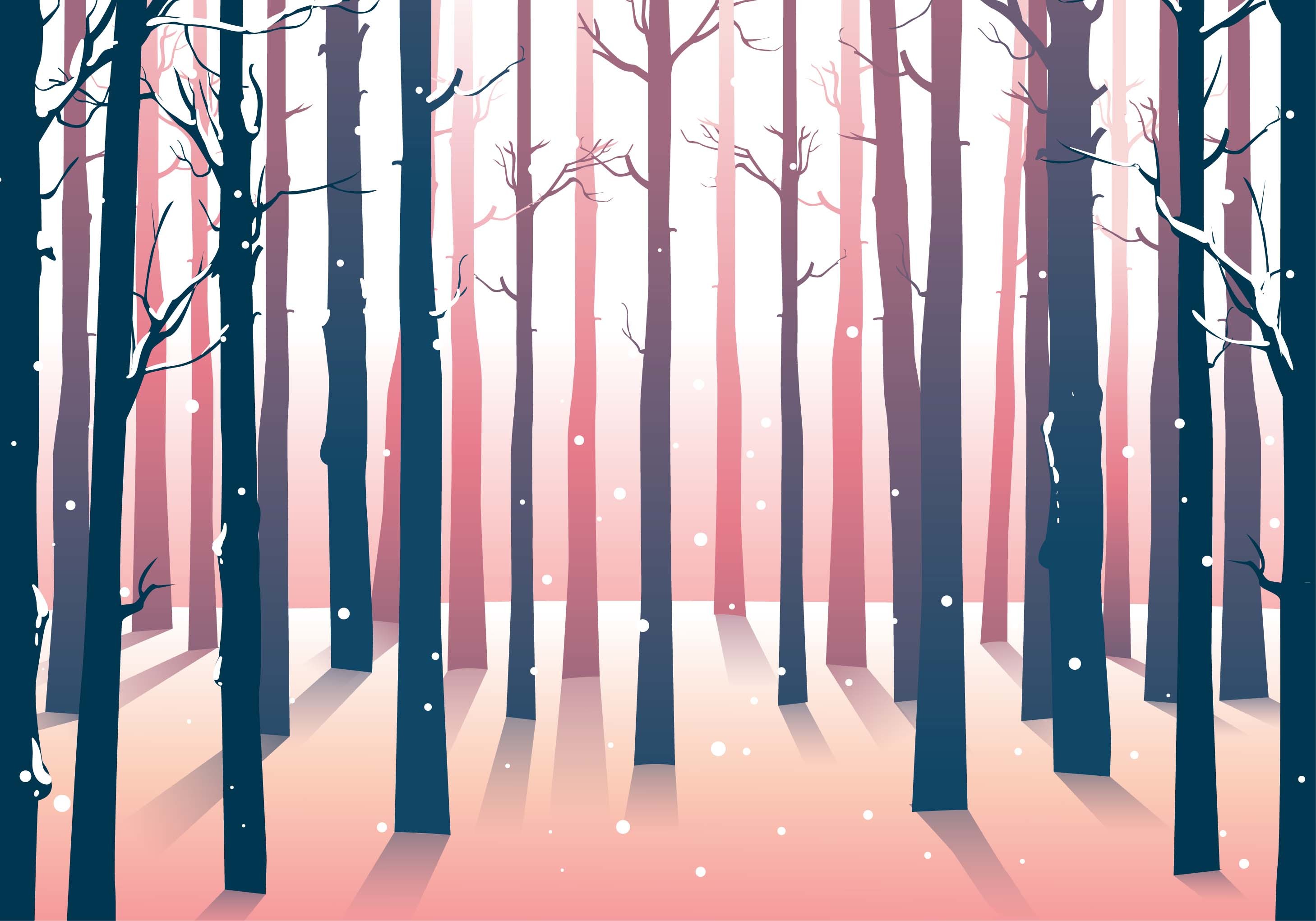 2917x2042 Winter Forest Woods Background - Download Free Vector Art, Stock Graphics &  Images