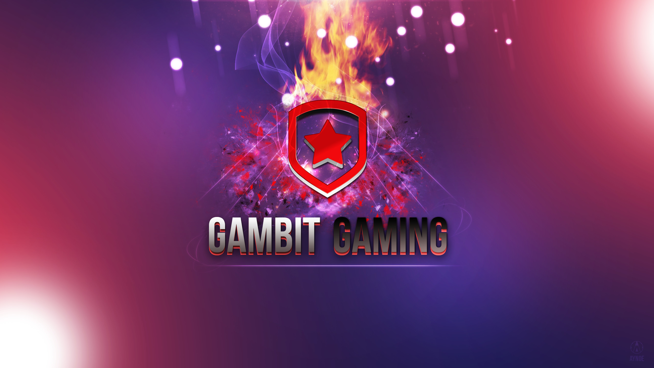 2560x1440 ... Gambit Gaming 2 Wallpaper Logo - League of Legends by Aynoe