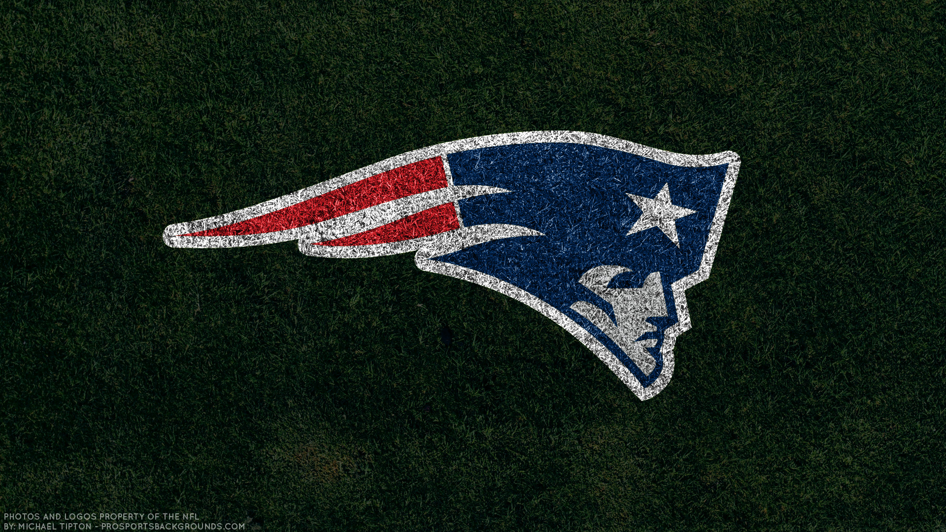 1920x1080 New England Patriots 2018 turf logo wallpaper free for desktop pc printable  screensaver
