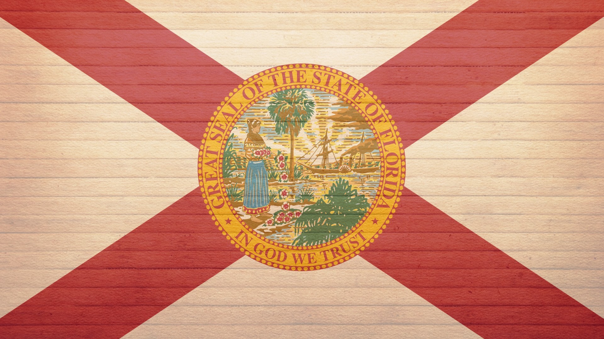 1920x1080 ... Florida Flag - Wallpaper [1920 x 1080] by uda4754