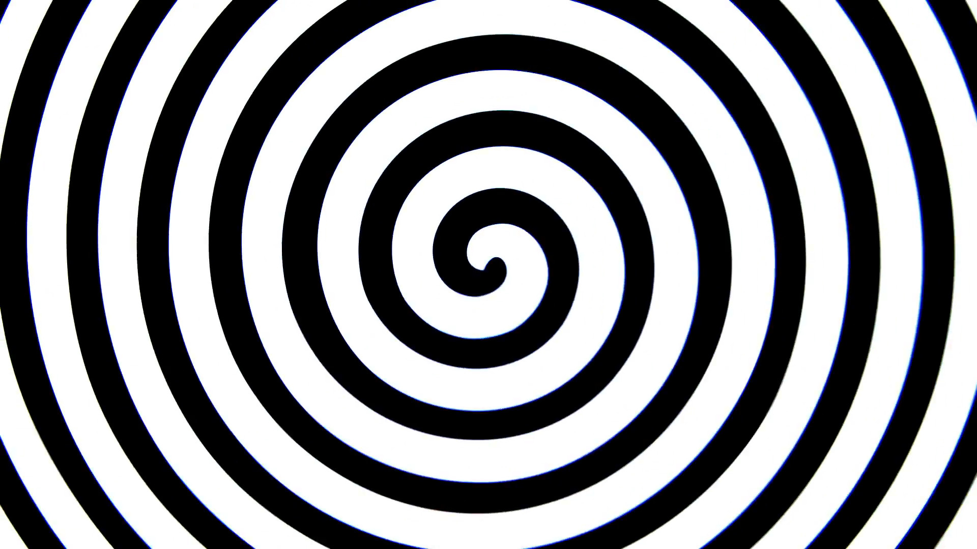 1920x1080 Hypnotic "vertigo spiral" animation, black and white spinning swirl Motion  Background - VideoBlocks