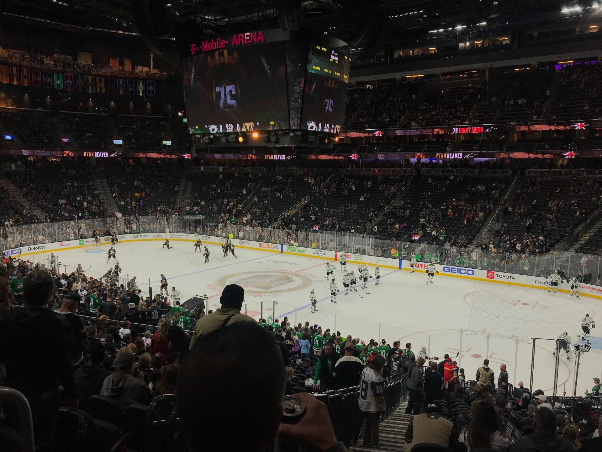 1920x1440 T-Mobile Arena Section 8, Row Y